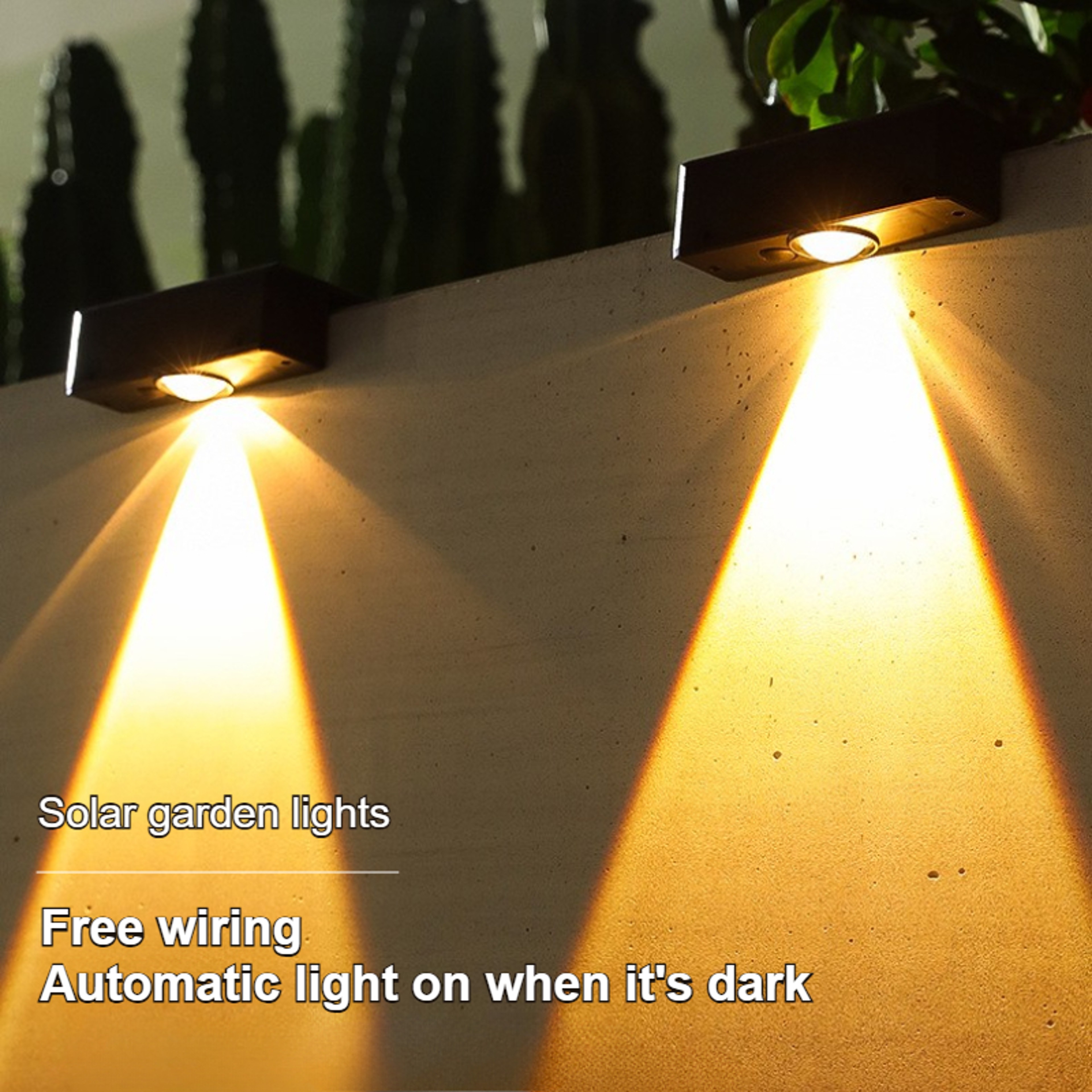 Ultra Bright Solar Lights Outdoor, Waterproof Garden Wall Lamp, Decorative Induction Lighting – view 4