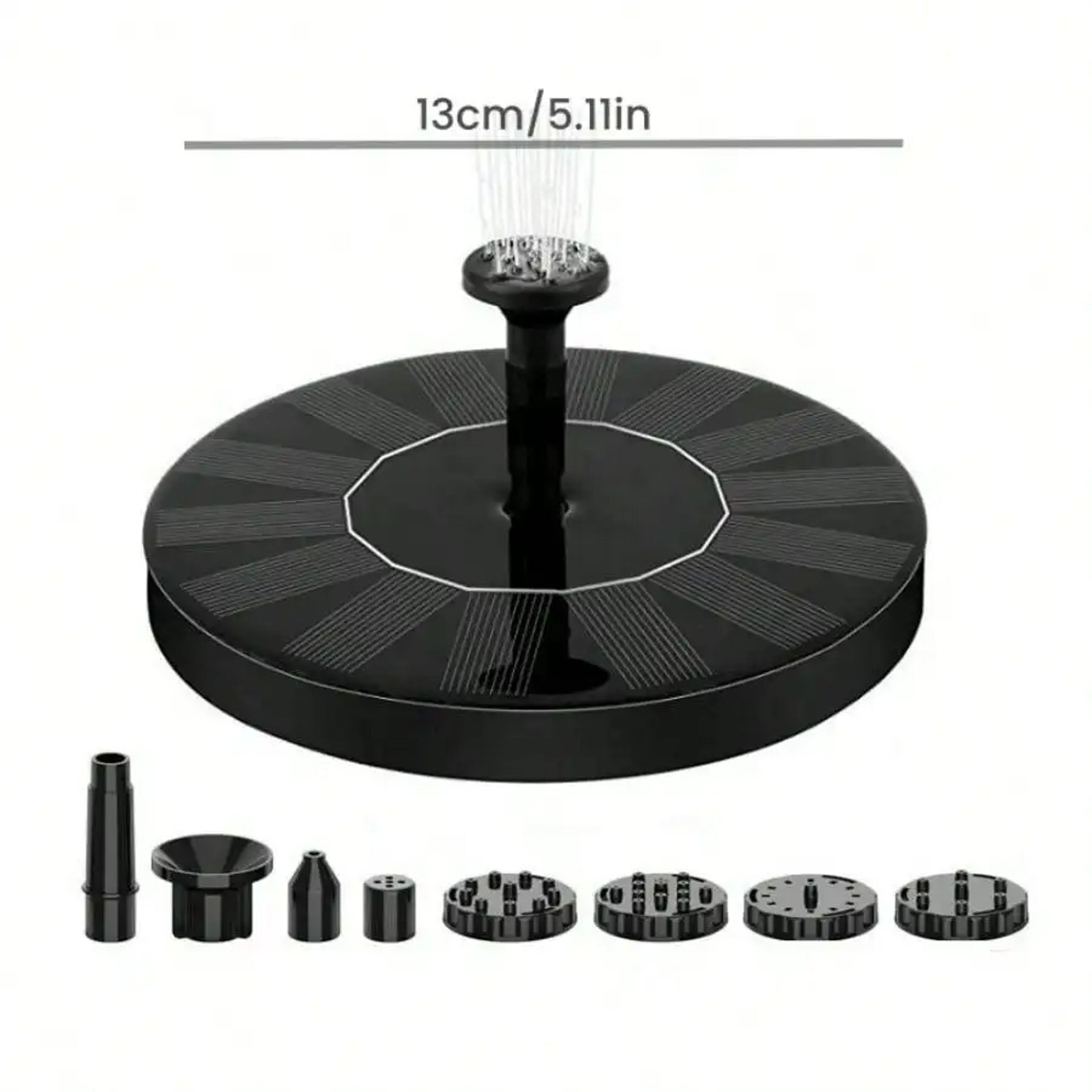 New Mini Solar Water Fountain Garden Pond Pool Waterfall Solar Powered Bird Bath Decor Outdoor Gard 5