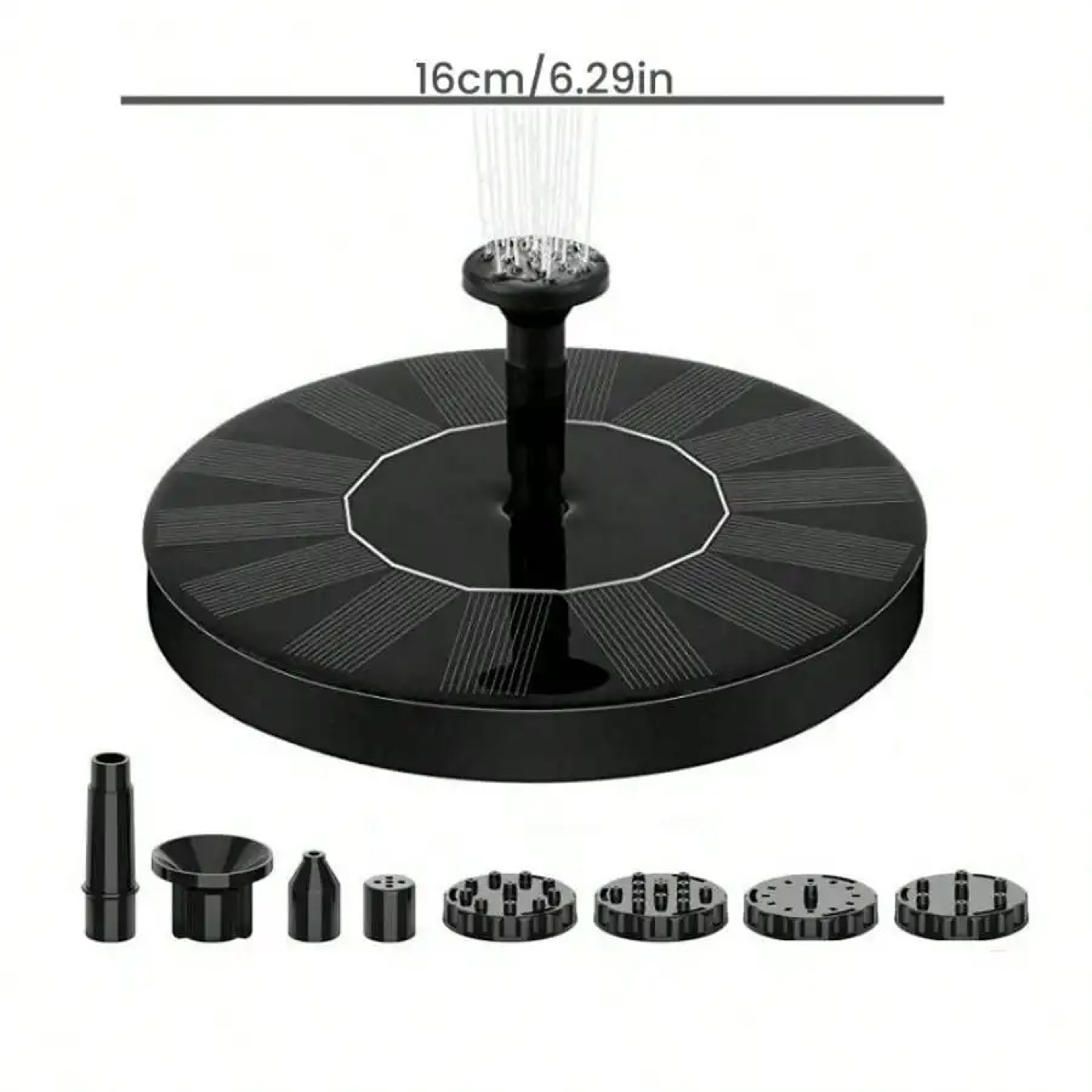 New Mini Solar Water Fountain Garden Pond Pool Waterfall Solar Powered Bird Bath Decor Outdoor Gard 6