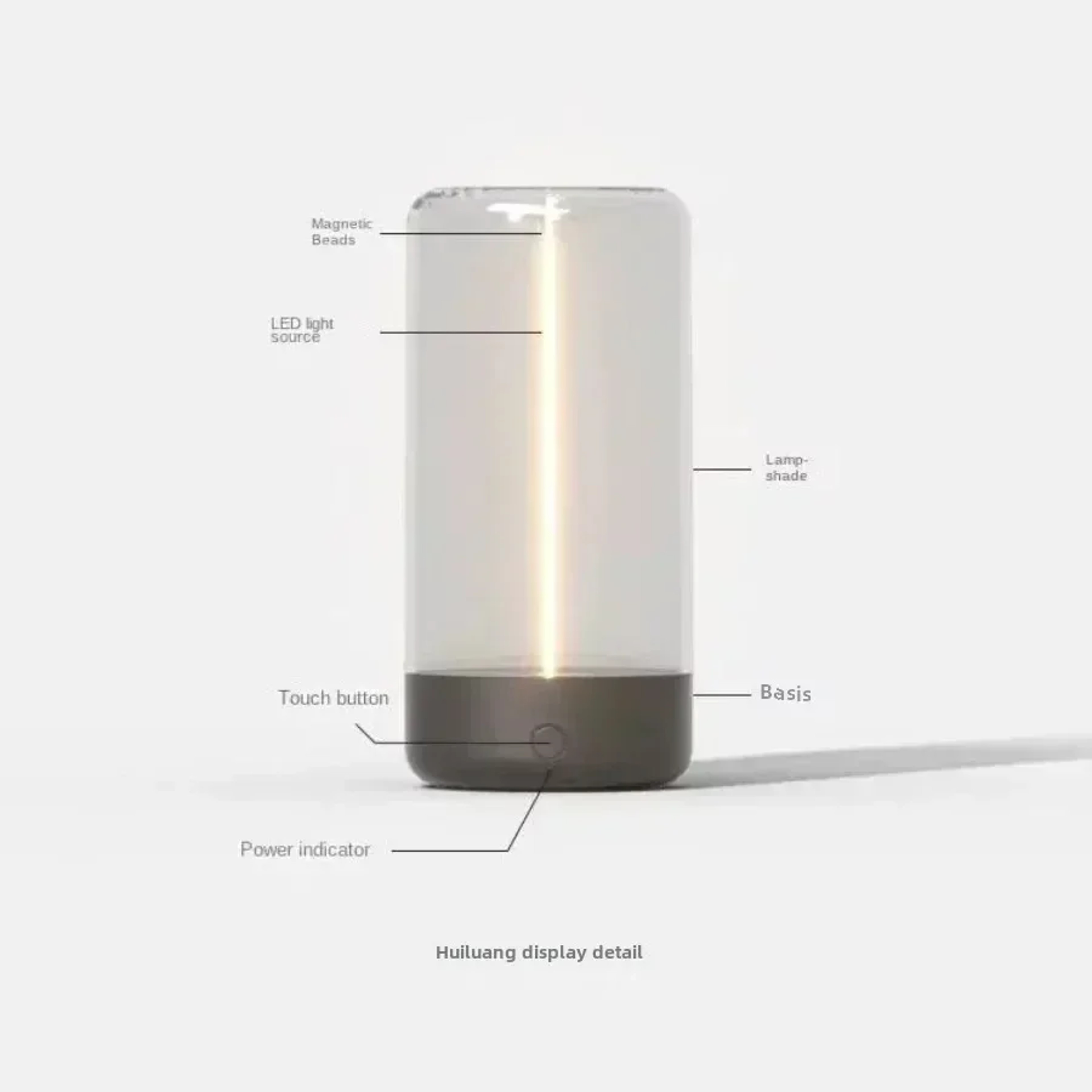 Portable USB Quantum Light, Bedroom Mood Night Light, Magnetic Bedside Lamp, Study Decor, New Year Gifts – view 6