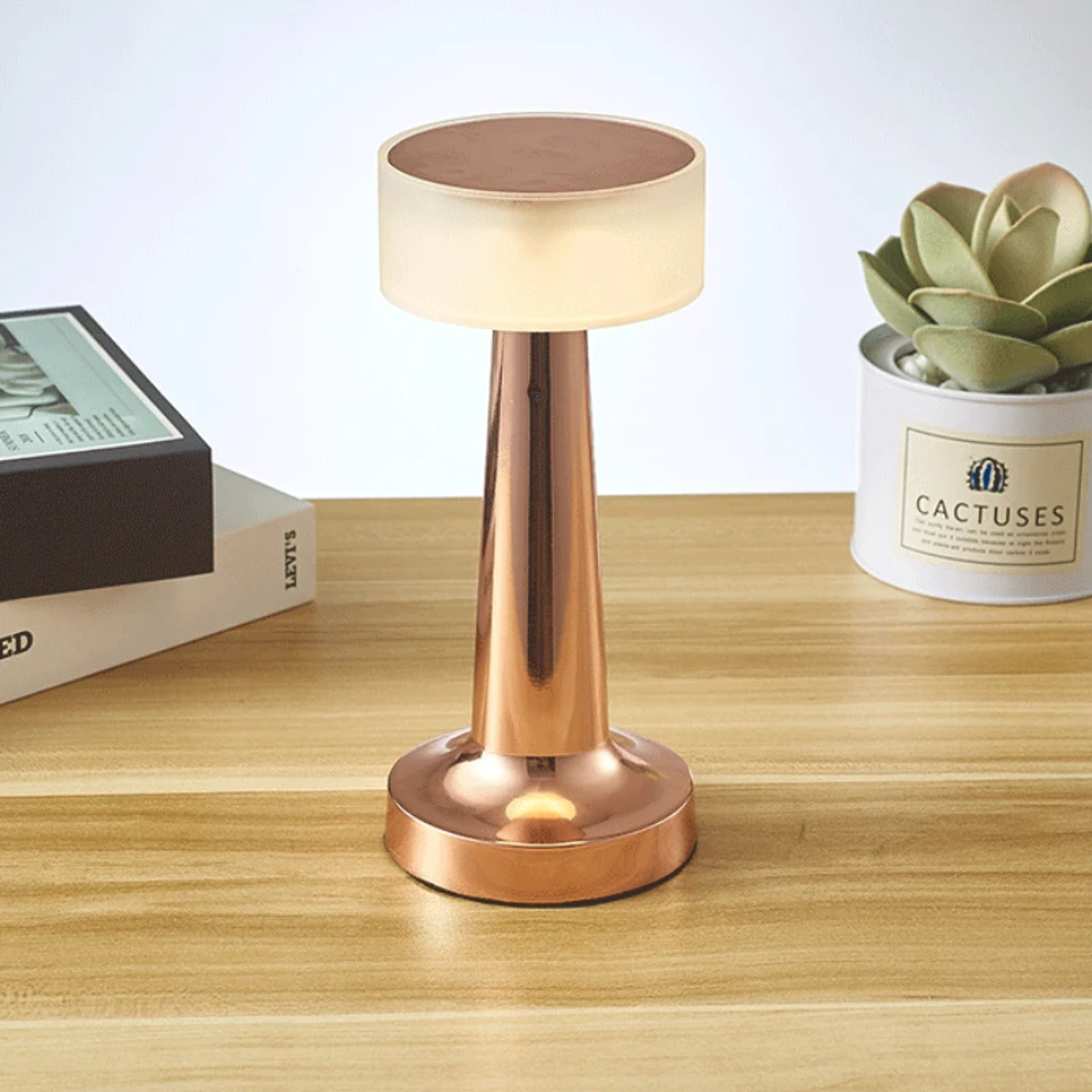 Rechargeable LED Bar Table Lamp Touch Sensor Wireless Night Light For Bedroom Desktop Decor 9