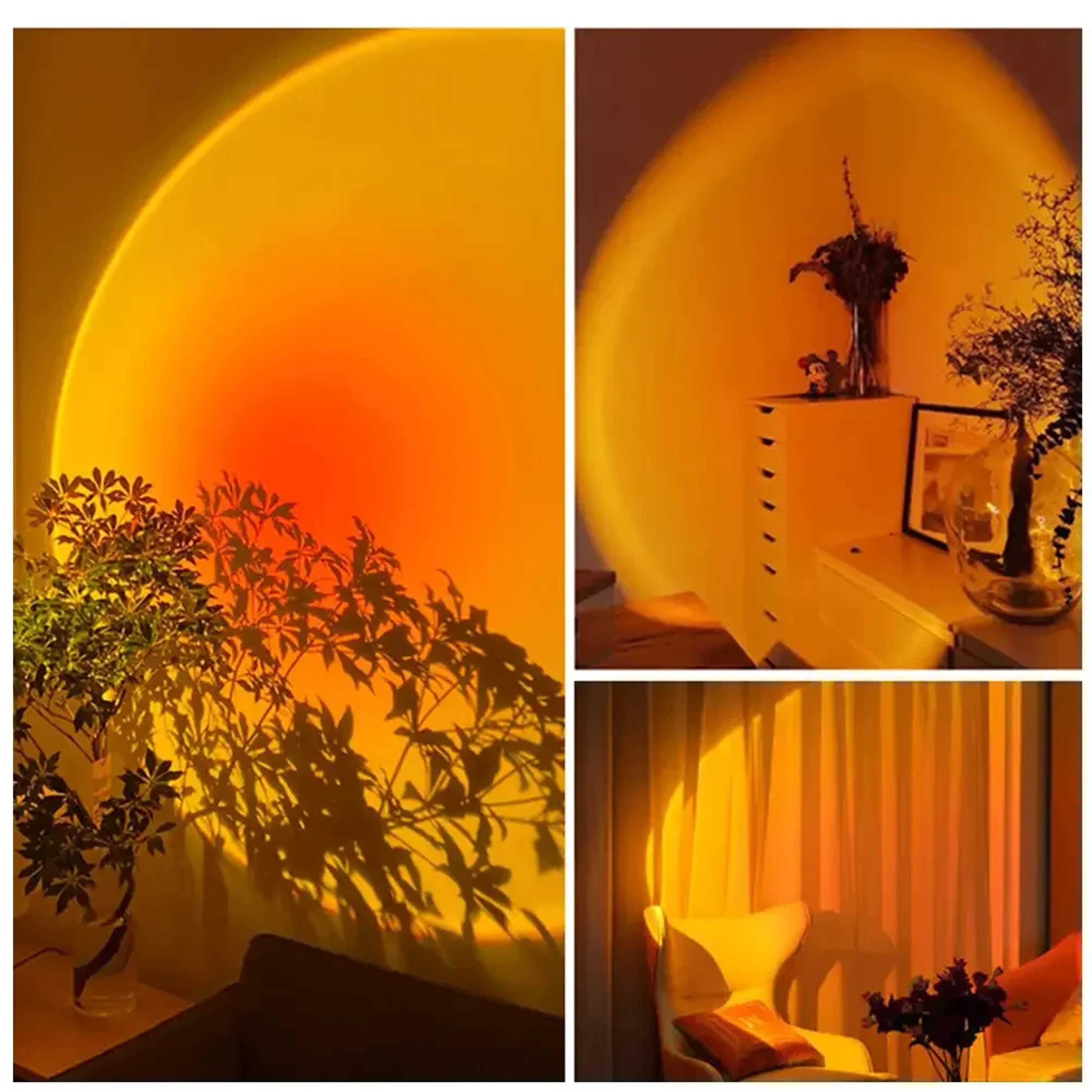 Rechargeable Astronaut Robot Lamp, Rainbow Projection Sun Light, Infinite Dimming Table Night Light for Bedroom – view 6
