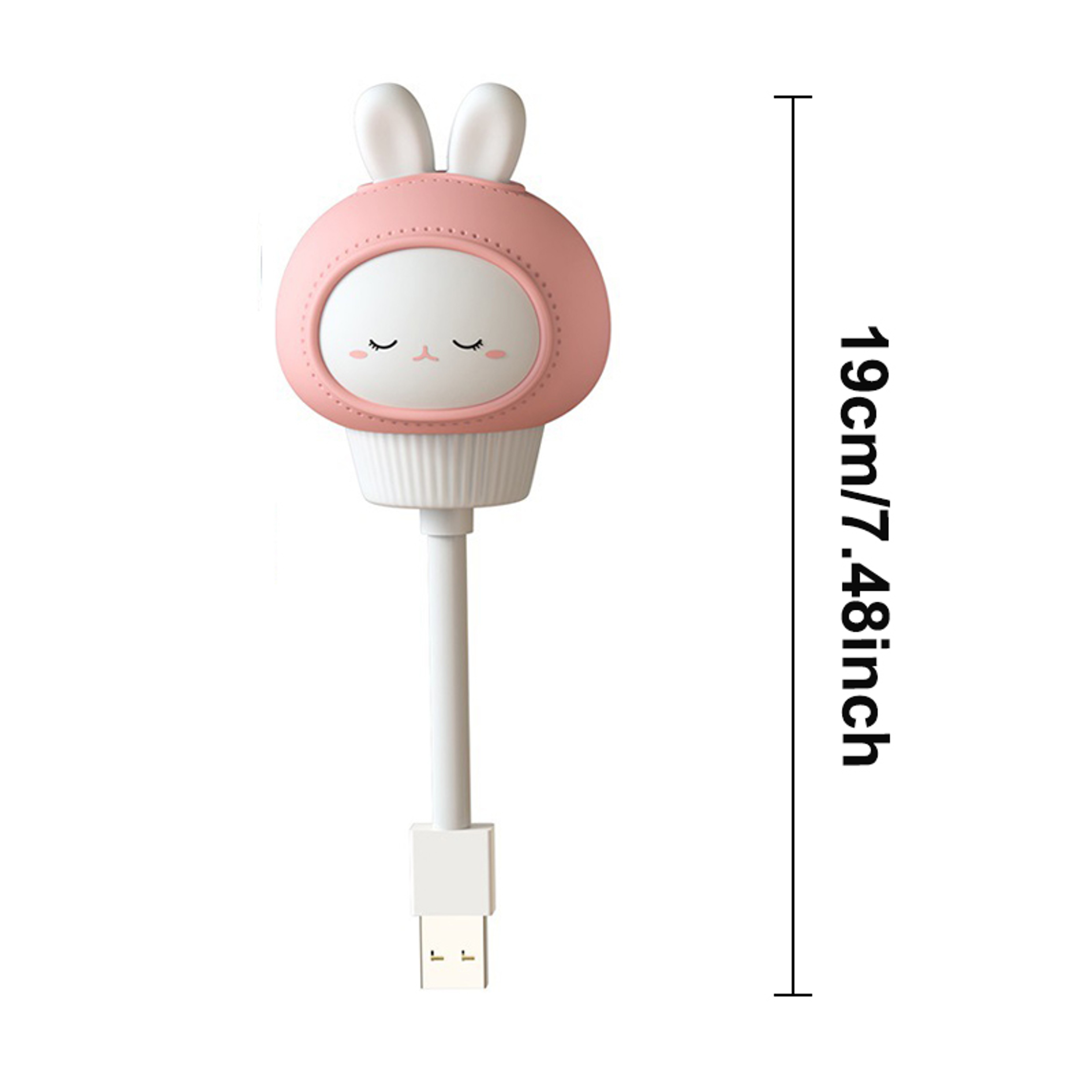 Cartoon Night Light, USB LED Bedside Lamp, Bear Chick Kitten for Kids Bedroom Decor – view 3