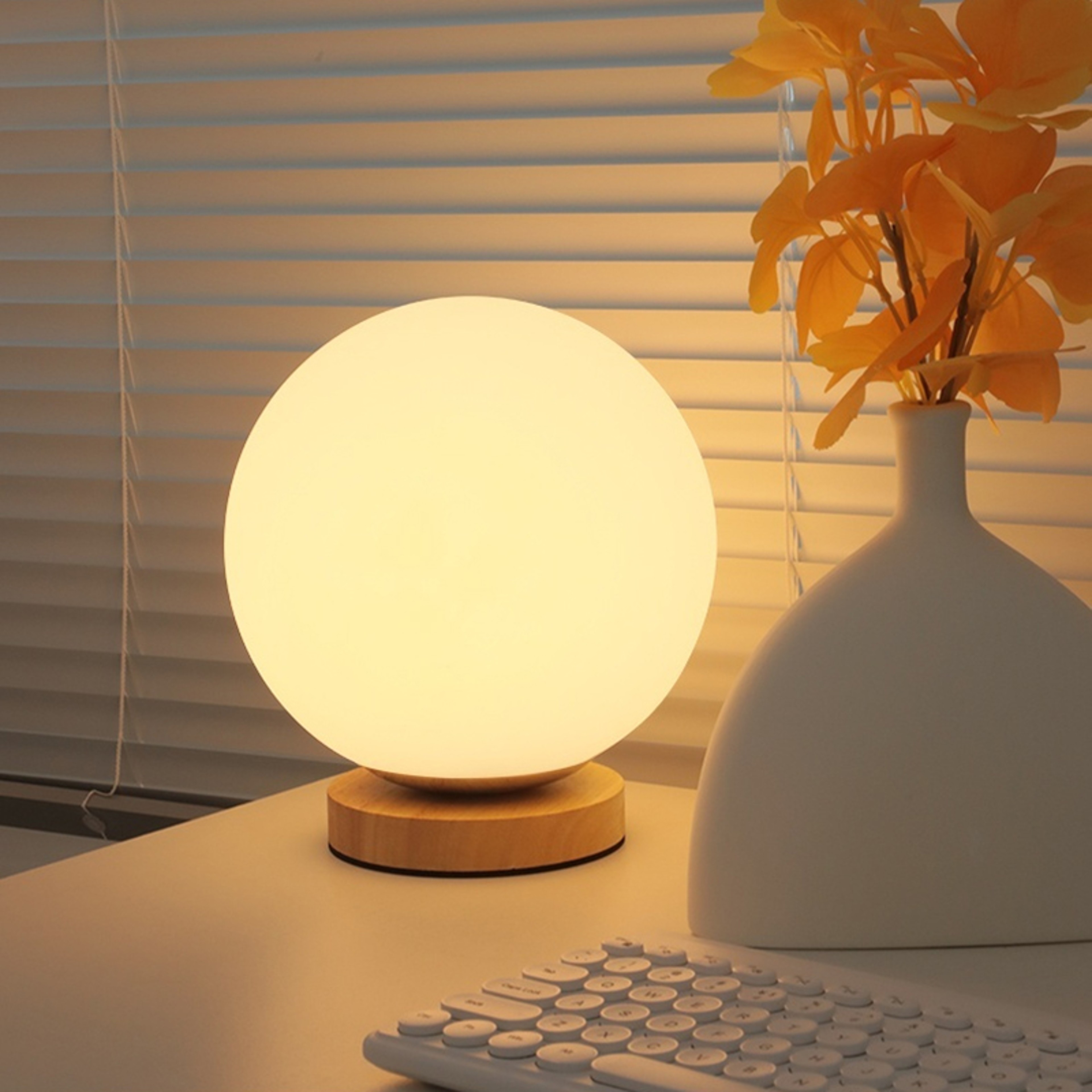 USB Rechargeable LED Table Lamp, Color Changing Night Light, for Bedroom, Office, and Living Room – view 3