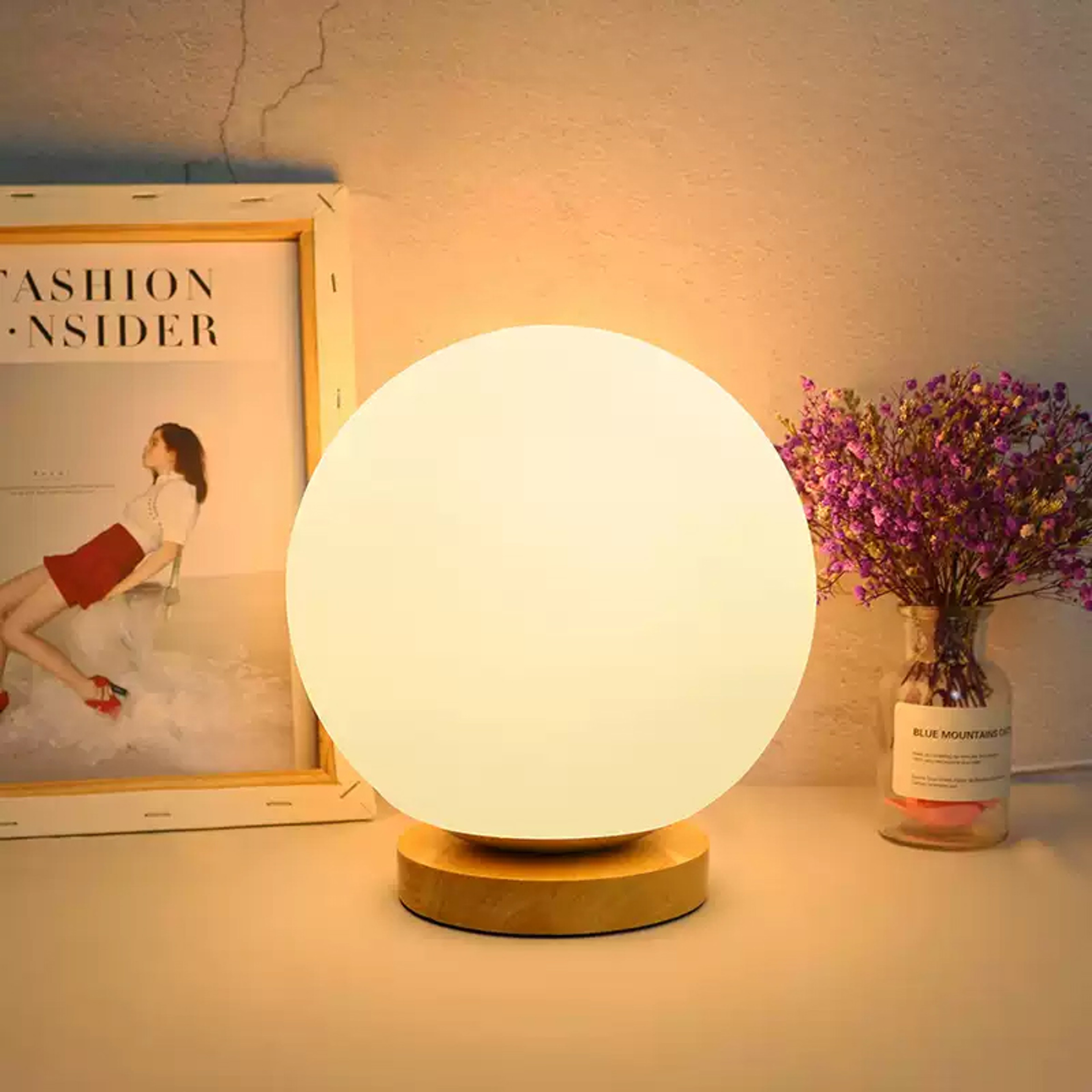 USB Rechargeable LED Table Lamp, Color Changing Night Light, for Bedroom, Office, and Living Room – view 5