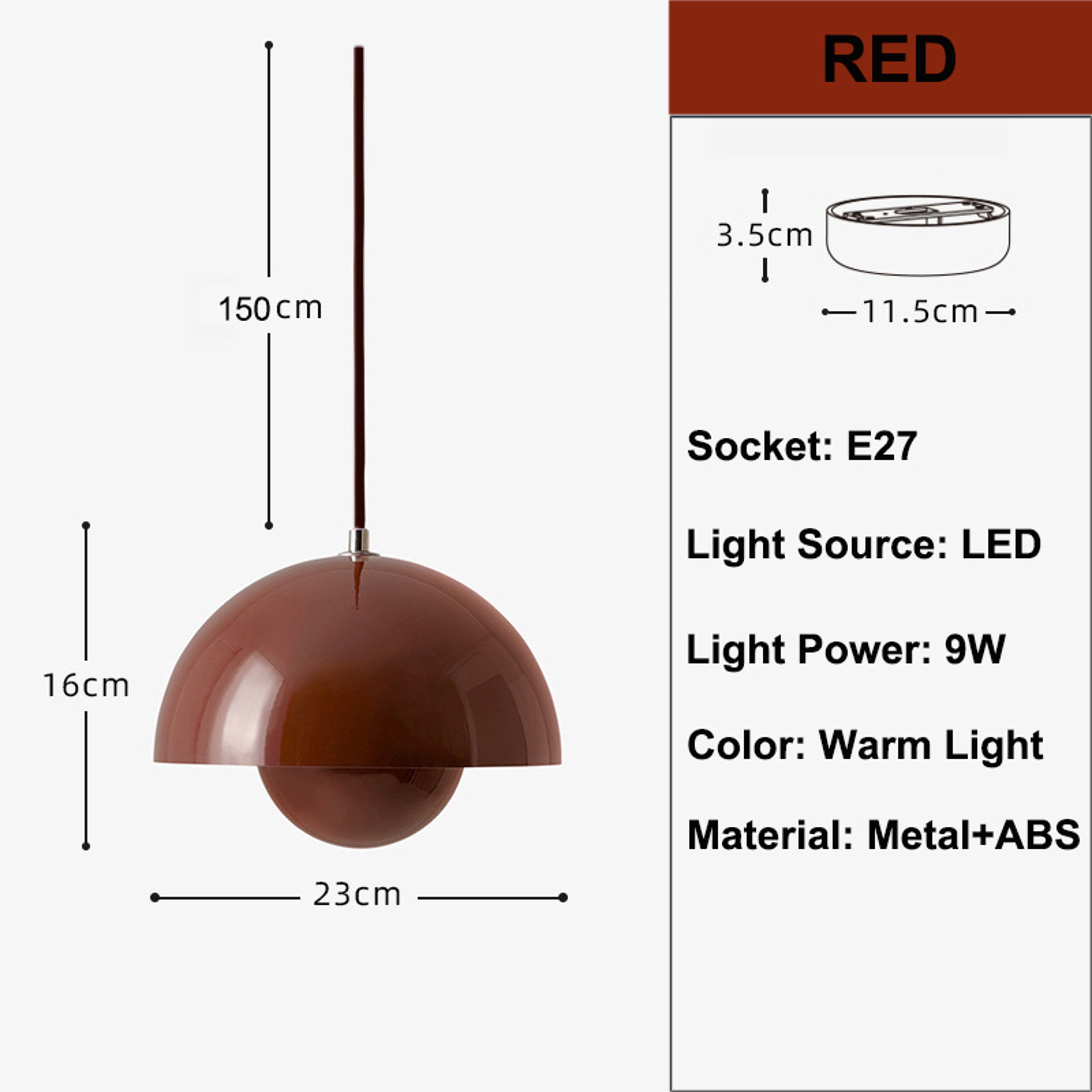 Modern Bud Pendant Light, A Classic Chandelier for Bedroom, Study, and Restaurant Indoor Lighting, Multi Color Optional – view 8