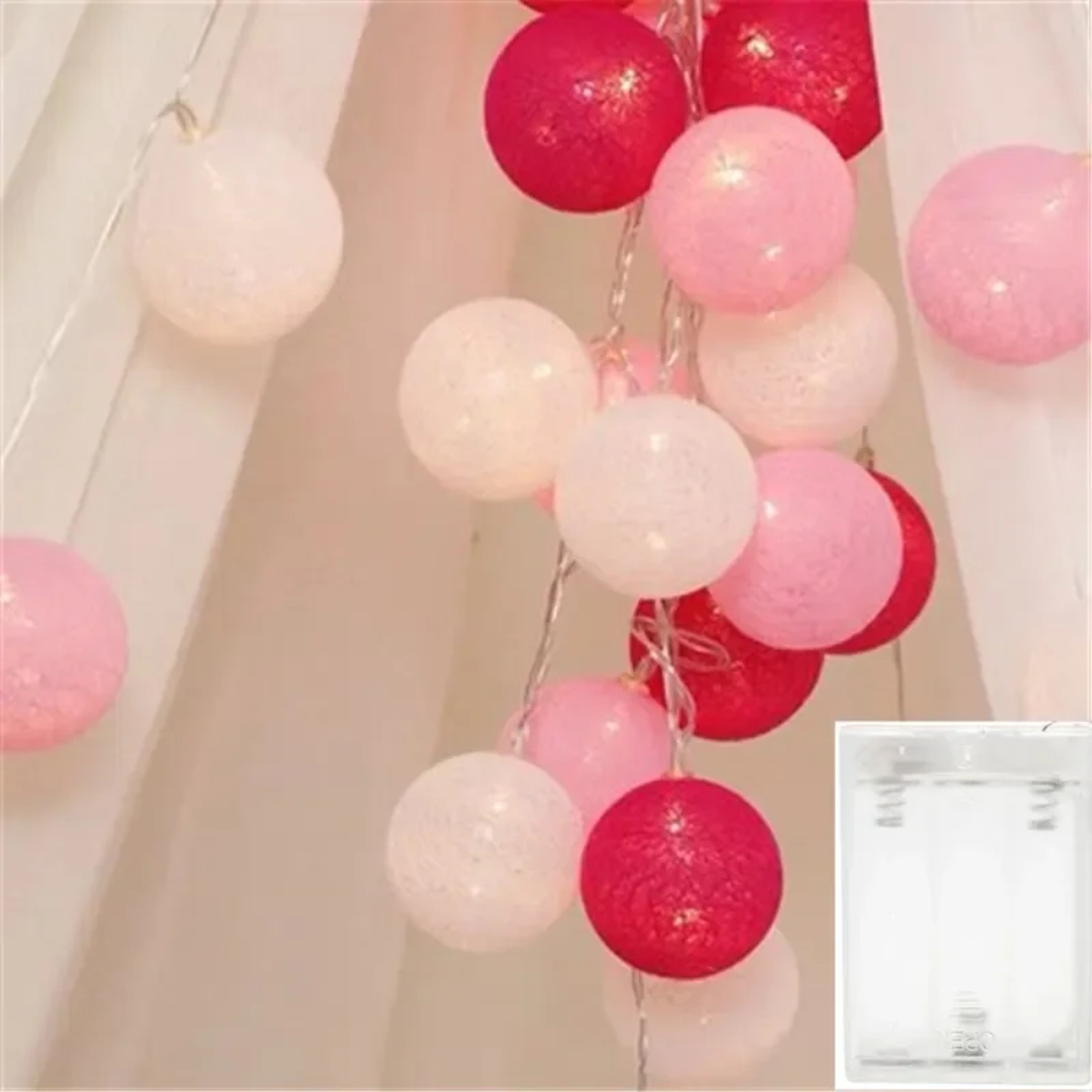 USB Christmas Fairy Lights, LED Ball String, Novelty Lamp Chain for Home, Outdoor, Wedding, Party Decoration – view 16