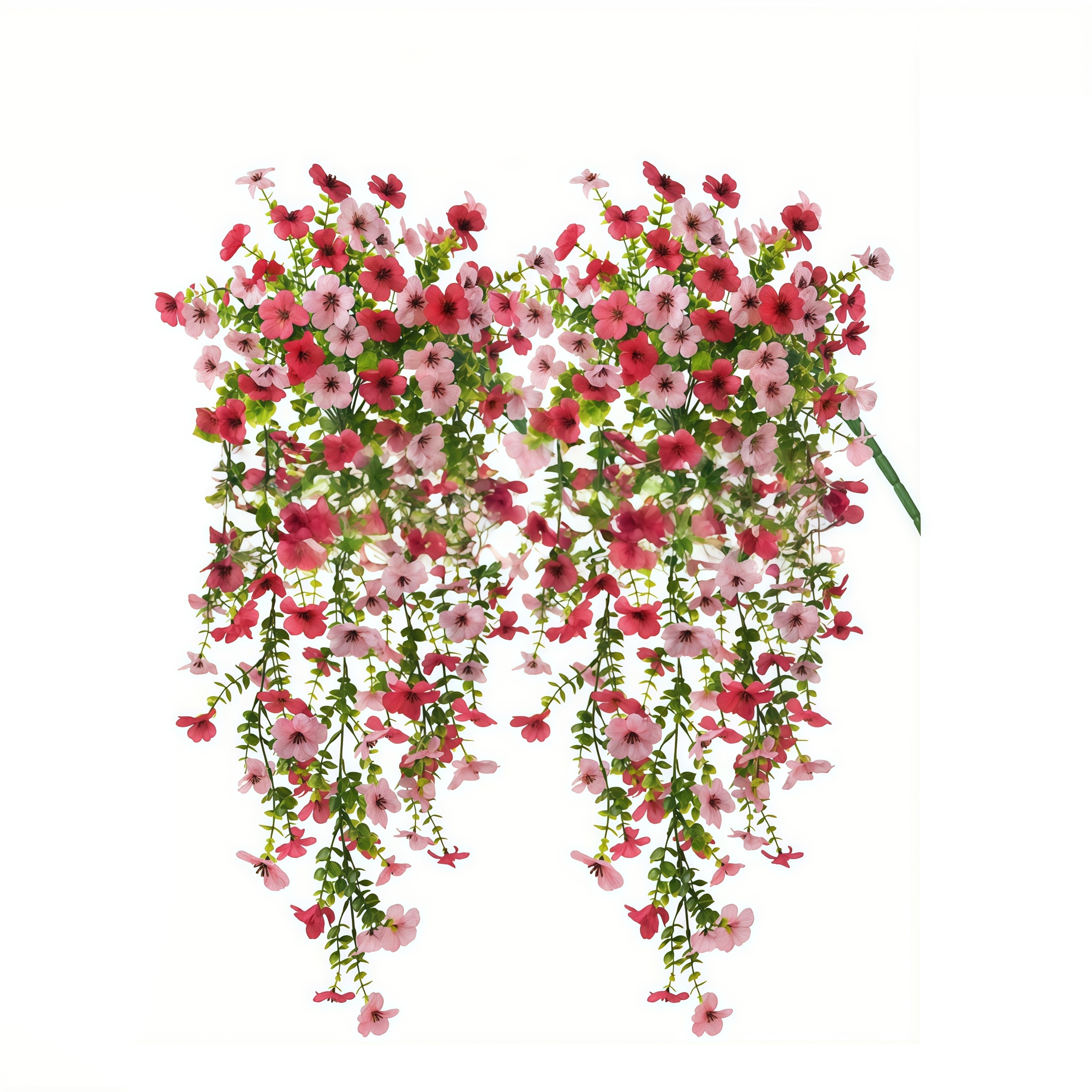Simulated Eucalyptus and Morning Glory Vines, Artificial Flowers for Home, Outdoor, and Garden Decoration – view 9