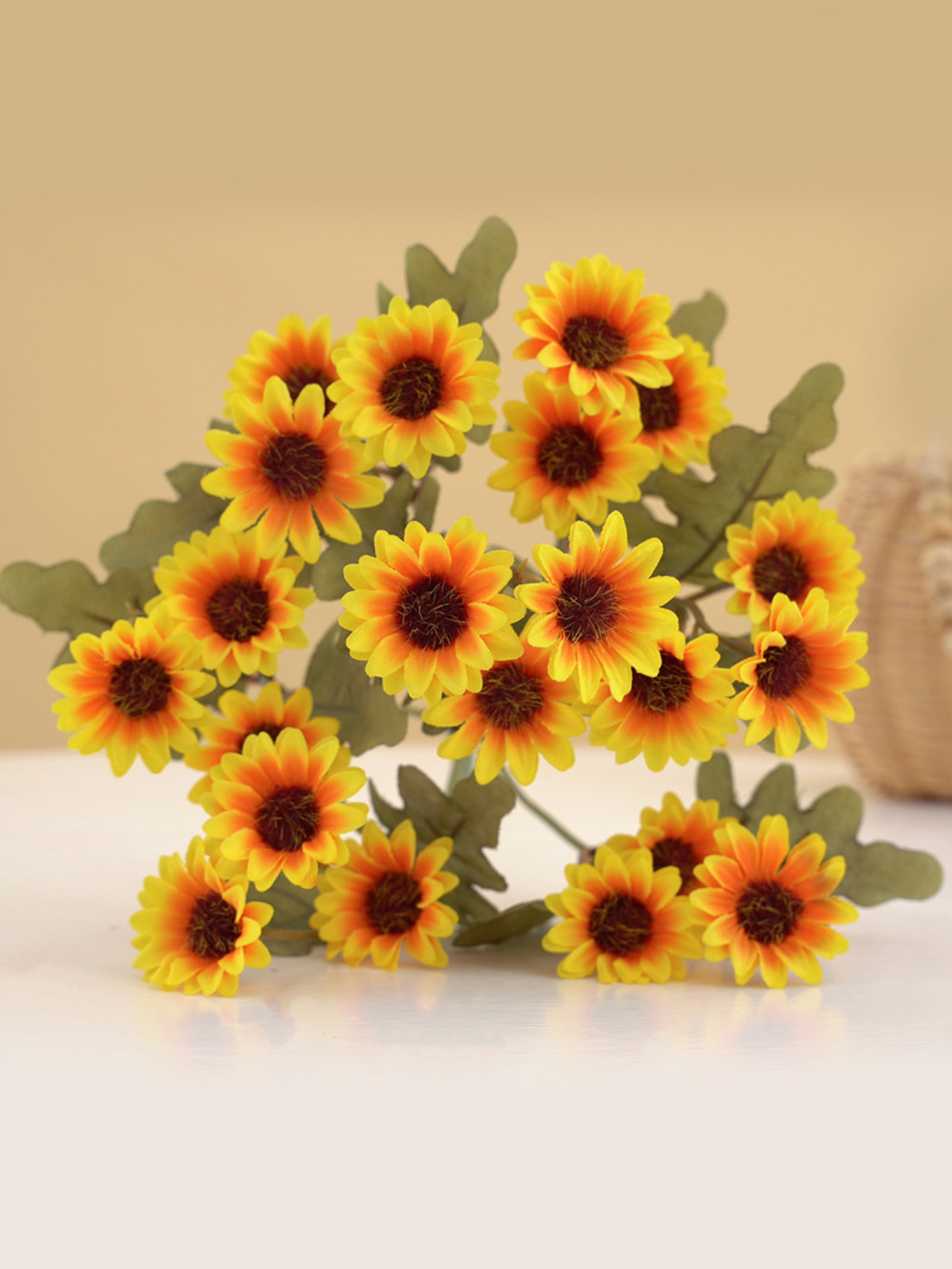 Autumn Silk Daisy Bouquet, Artificial Flower Decor for Vase, Home and Wedding Decor, Holiday Party DIY Gift – view 14