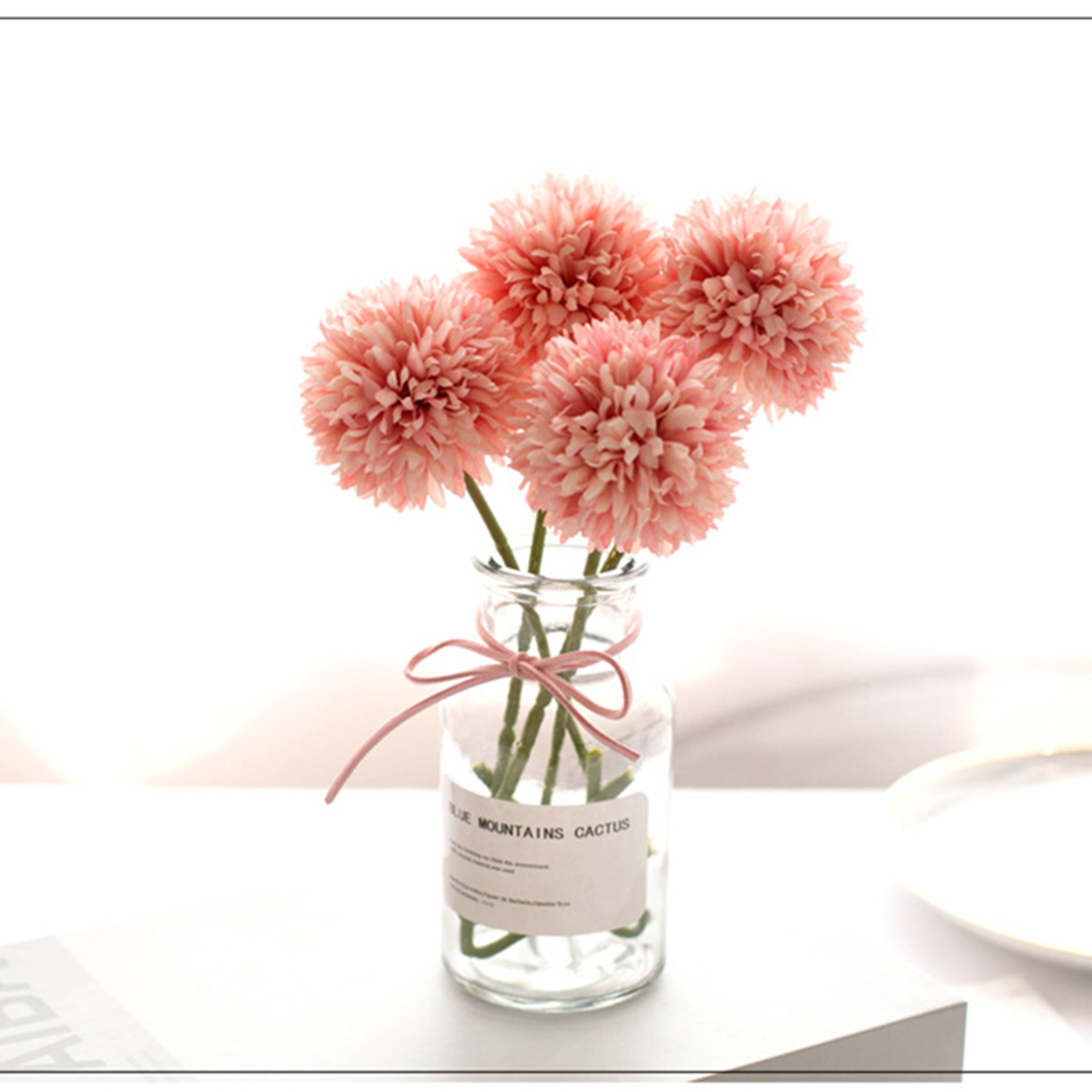 Artificial Flowers Bouquet Home And Wedding Decor Craft Vases Flower Arrangement Bedroom Decoration 3