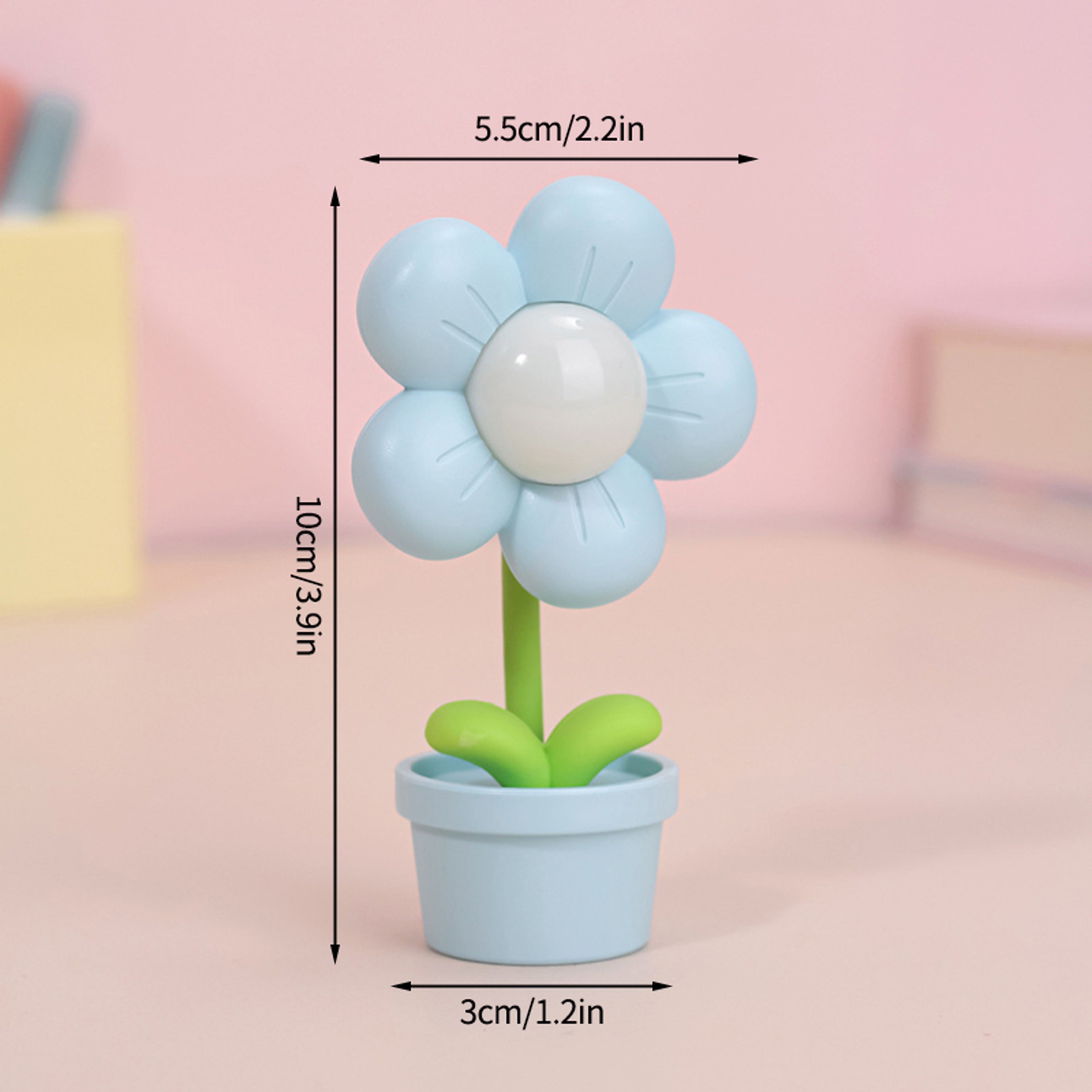 Small Table Lamp, Mini LED Flower Night Light, Cute Desktop Ornament for Kids – view 10