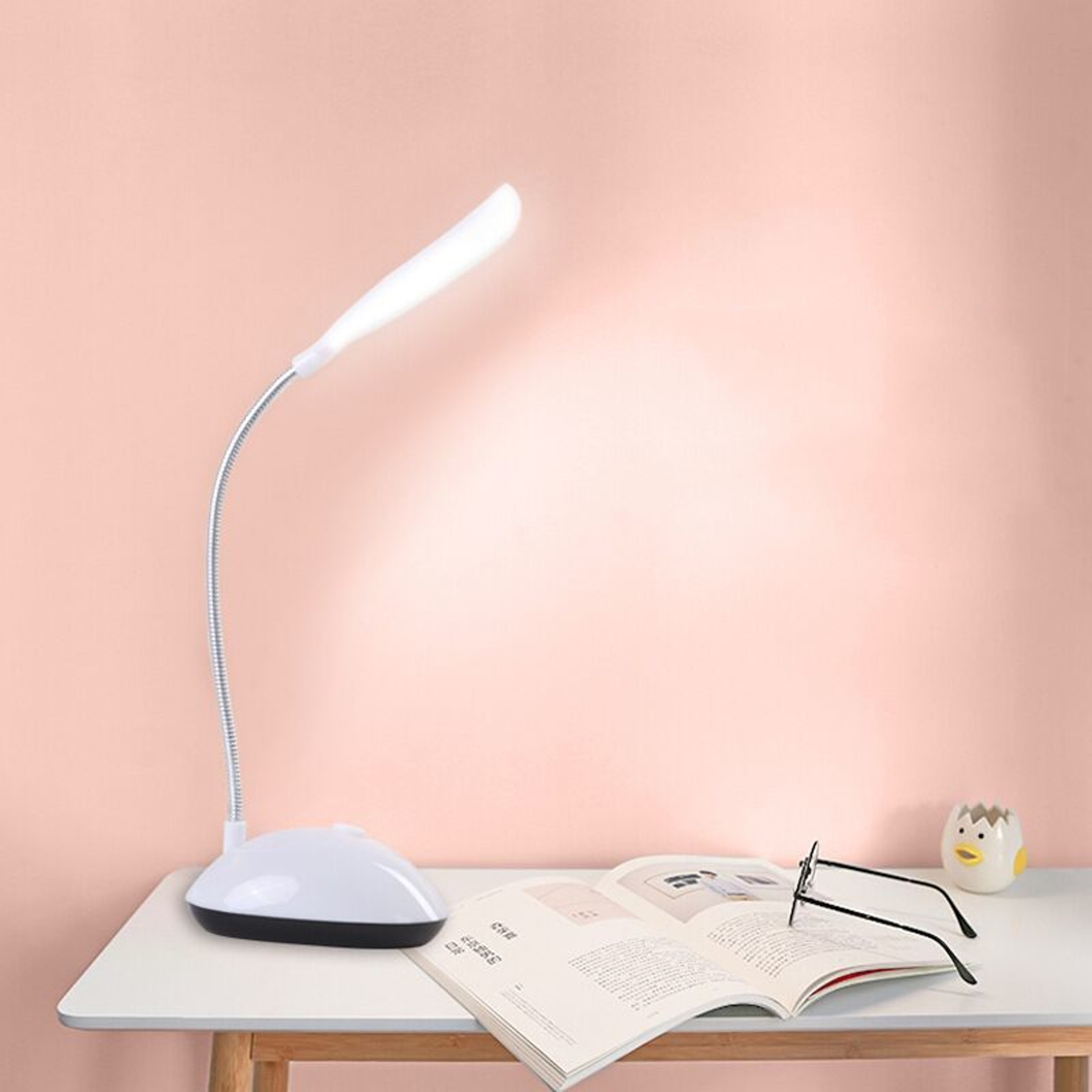 Eye Protection Night Lamp, LED Folding Table Lamp Reading Light, Bedroom Bedside Study Lighting Desk Light – view 2