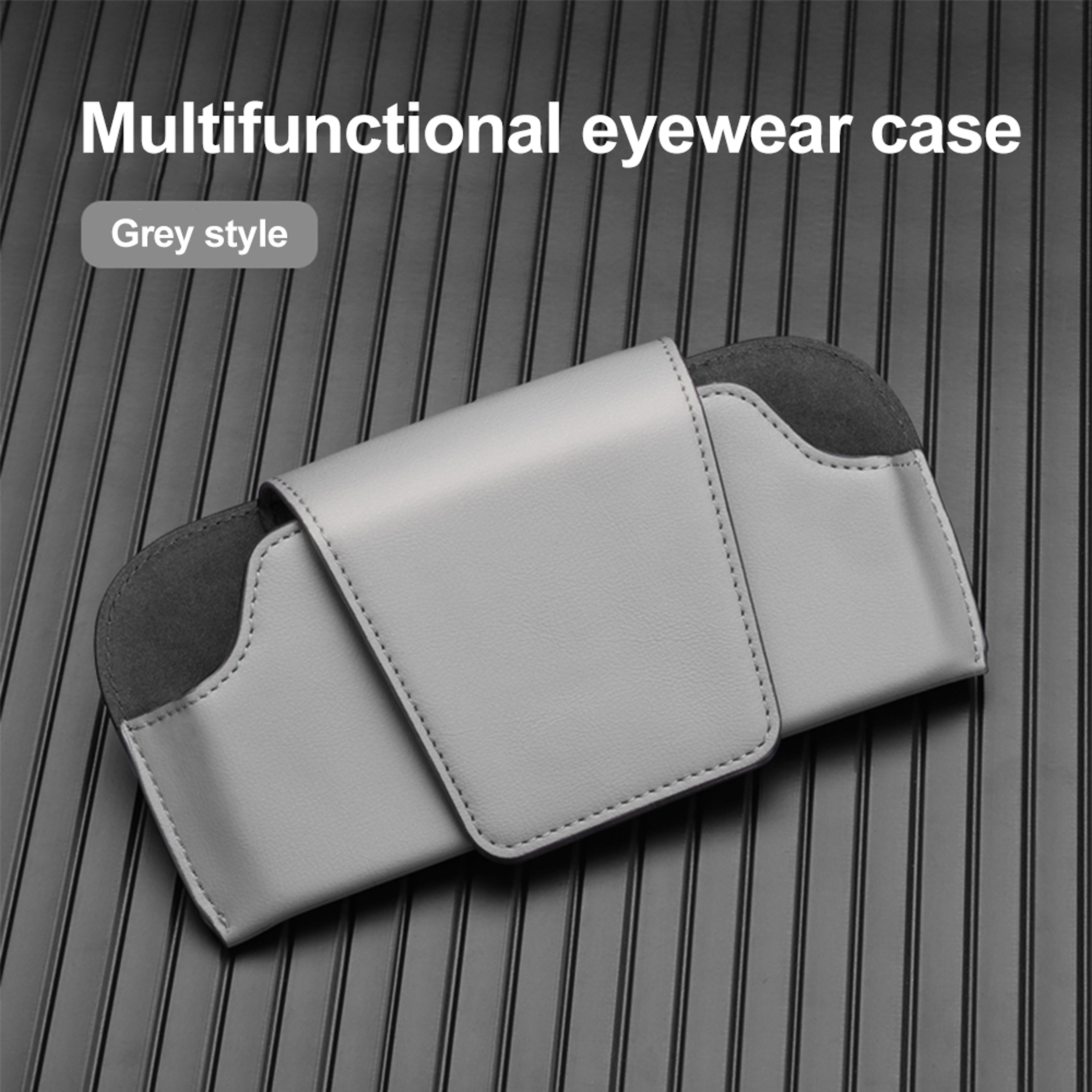 Universal Auto Sun Visor Glasses Box Clip Magnetic Car Sunglasses Holder Case Eyeglasses Storage Fa 5