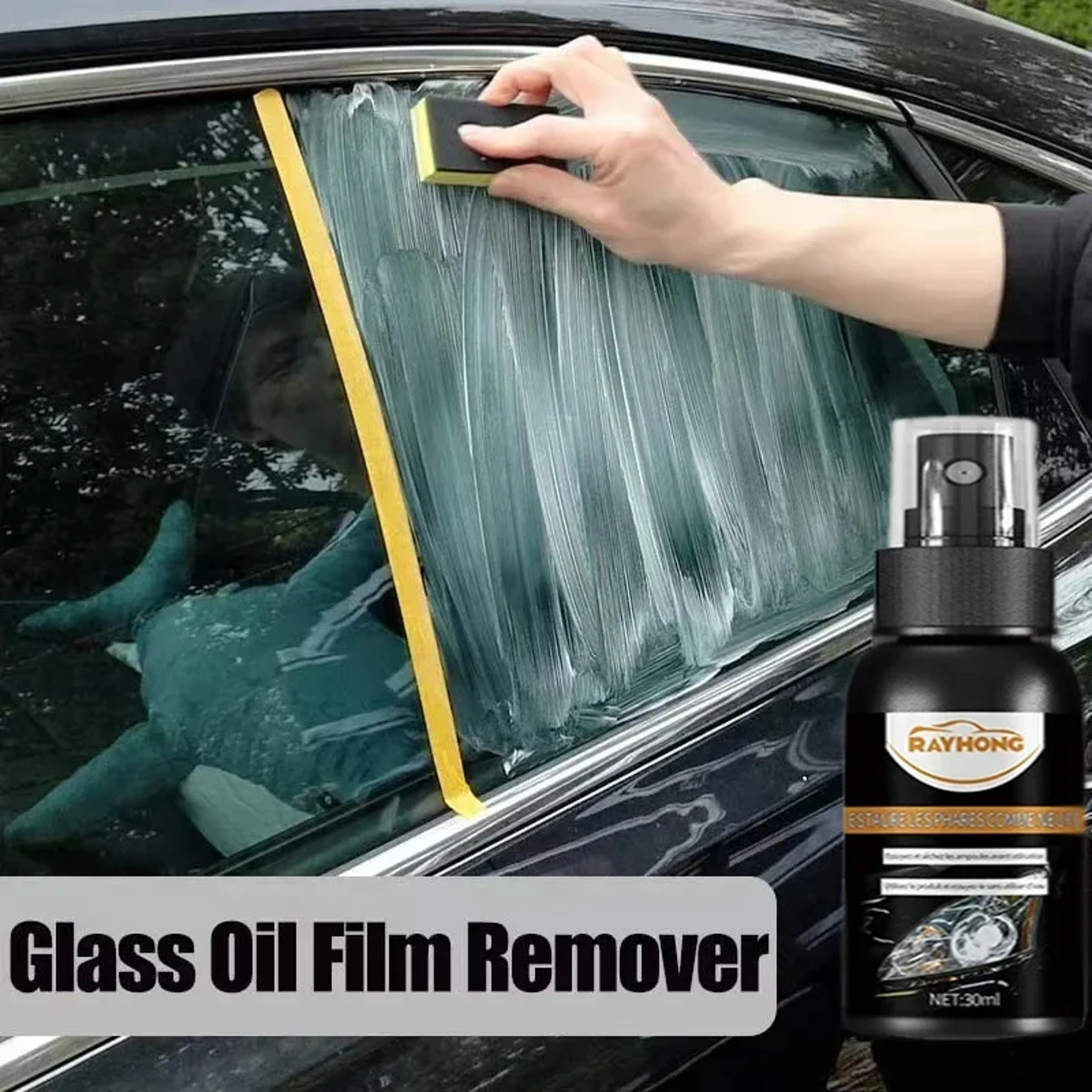 Aivc Glass Polishing Compound Car Glass Oil Film Remover Windshield Cleaner Paste Clear Window Film 0