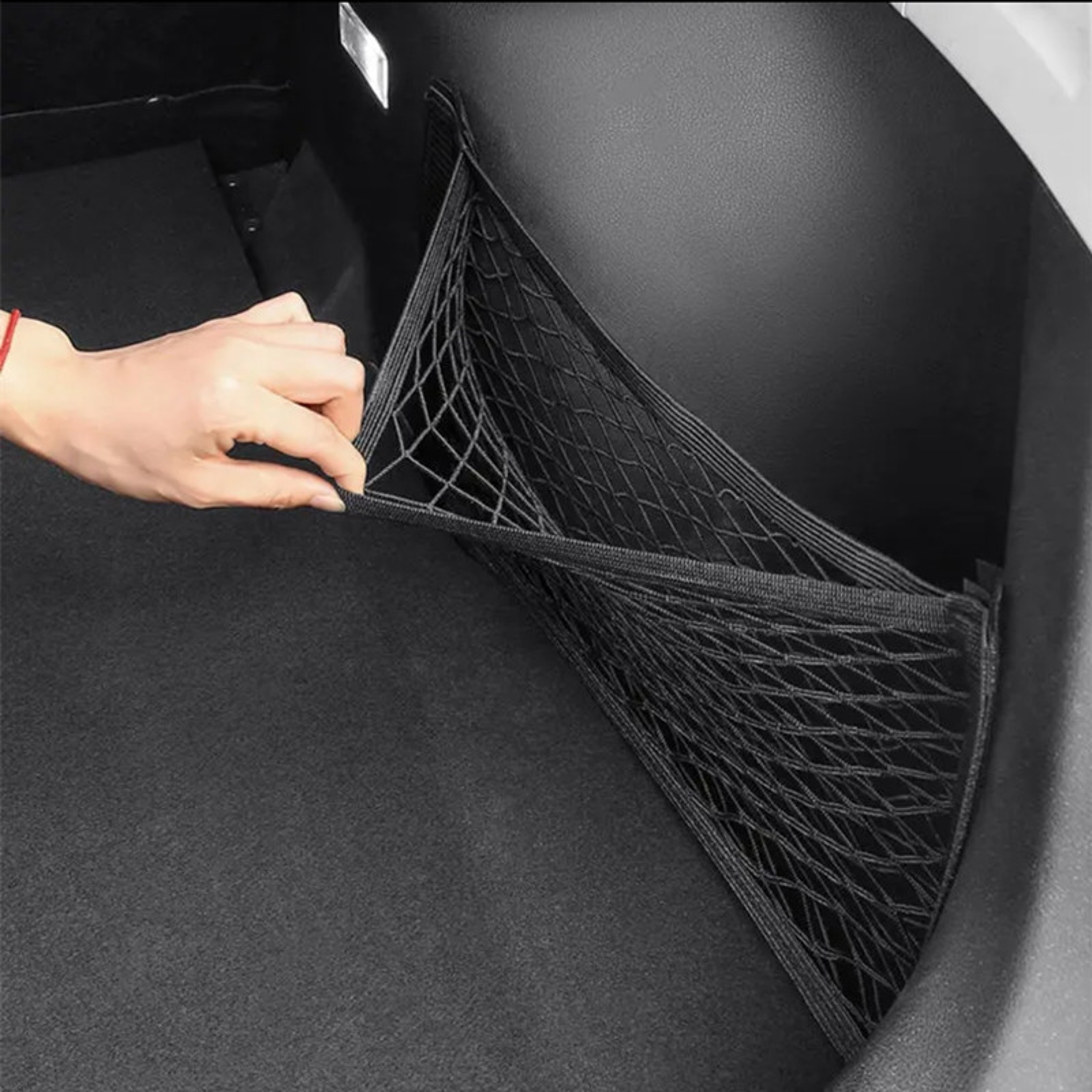 Renault Car Trunk Organizer Net Storage Box Bag Sticker For Megane Duster Logan Clio Laguna Sandero 1