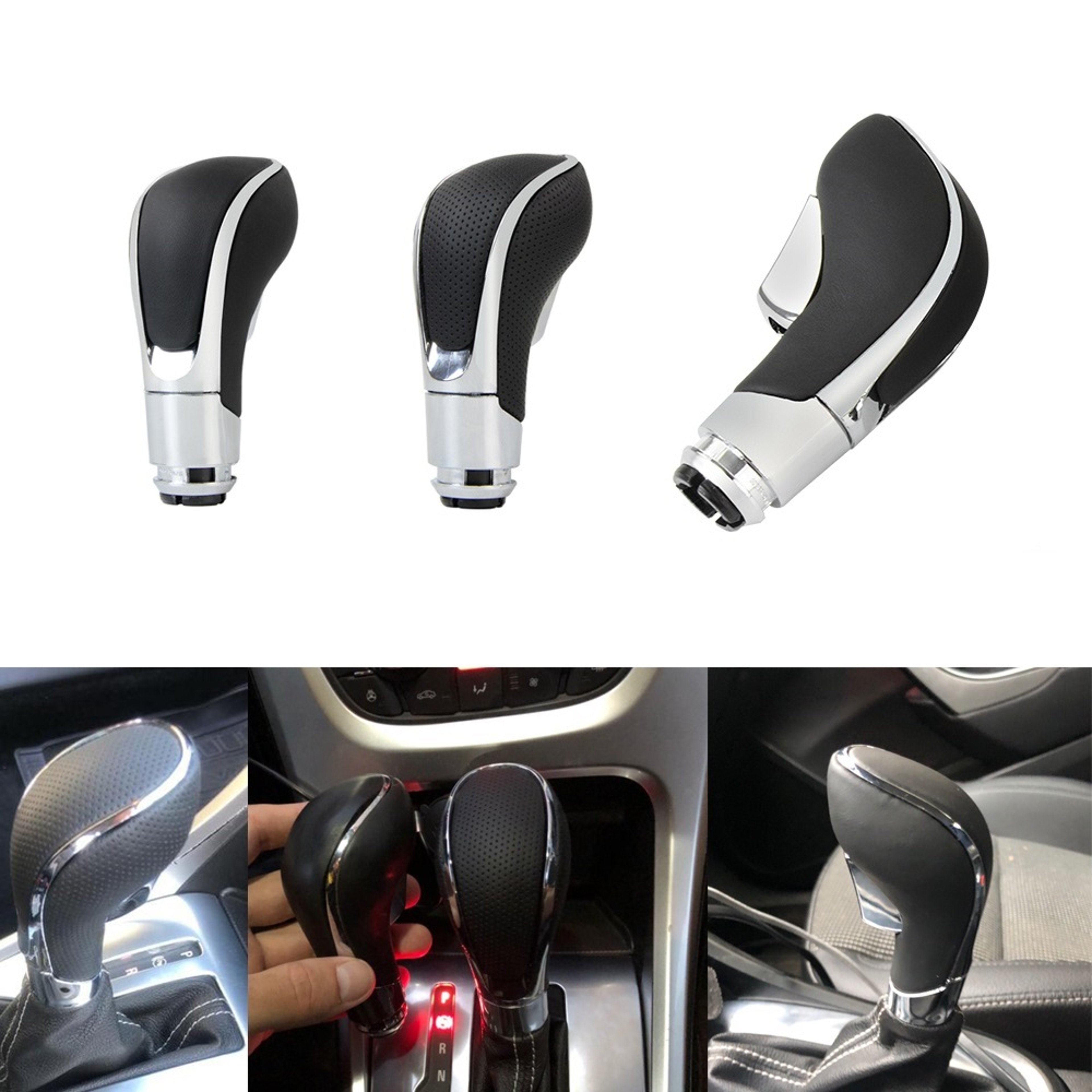 Transmission Lever Handle, Automatic Gear Shift Knob, For Opel Vauxhall Astra Insignia Zafira Tourer Mokka X, Compatible – view 2