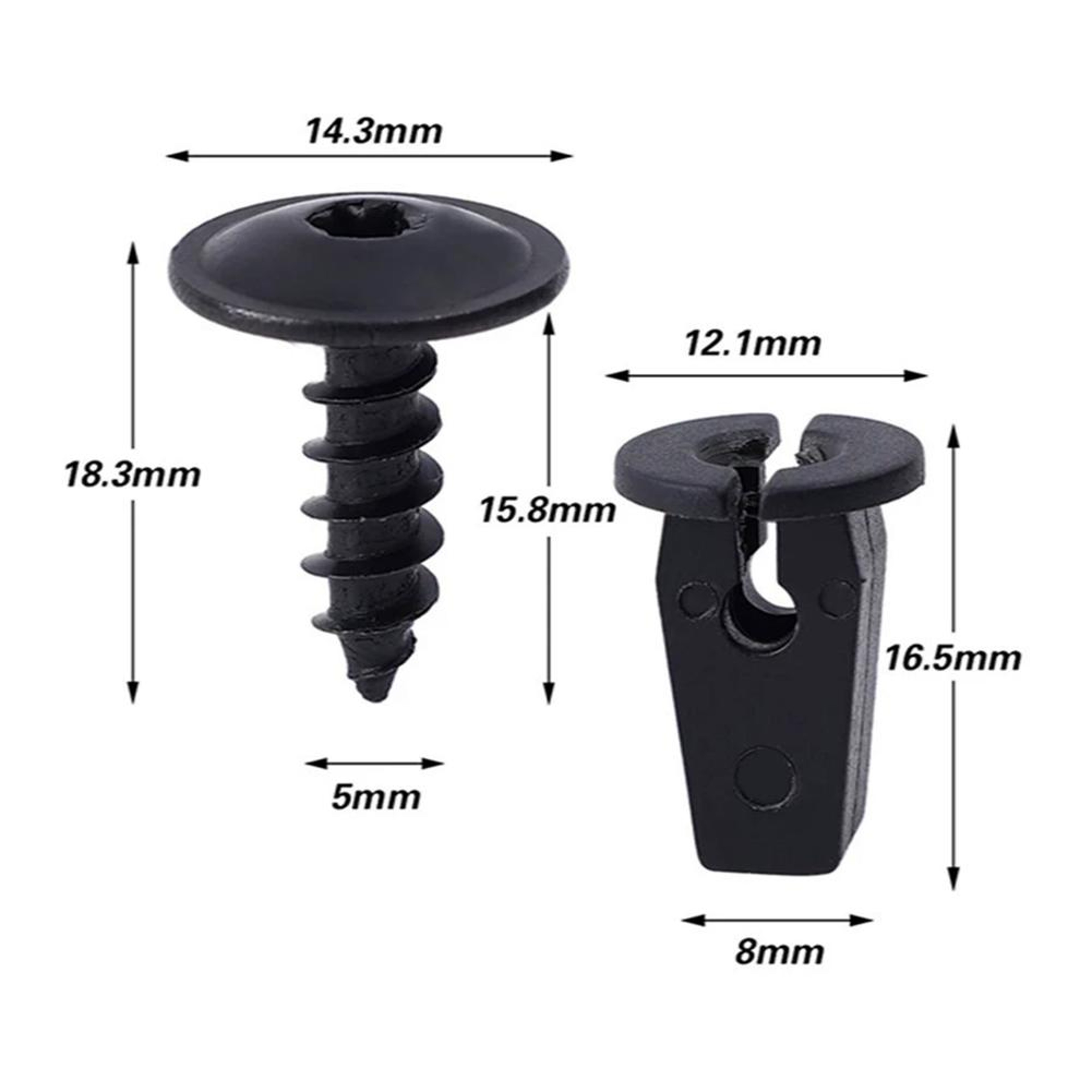 Engine Cover Undertray Screws Mudguard Lining Fastener Clips For Volkswagen AUDI Splashguard Wheel  3