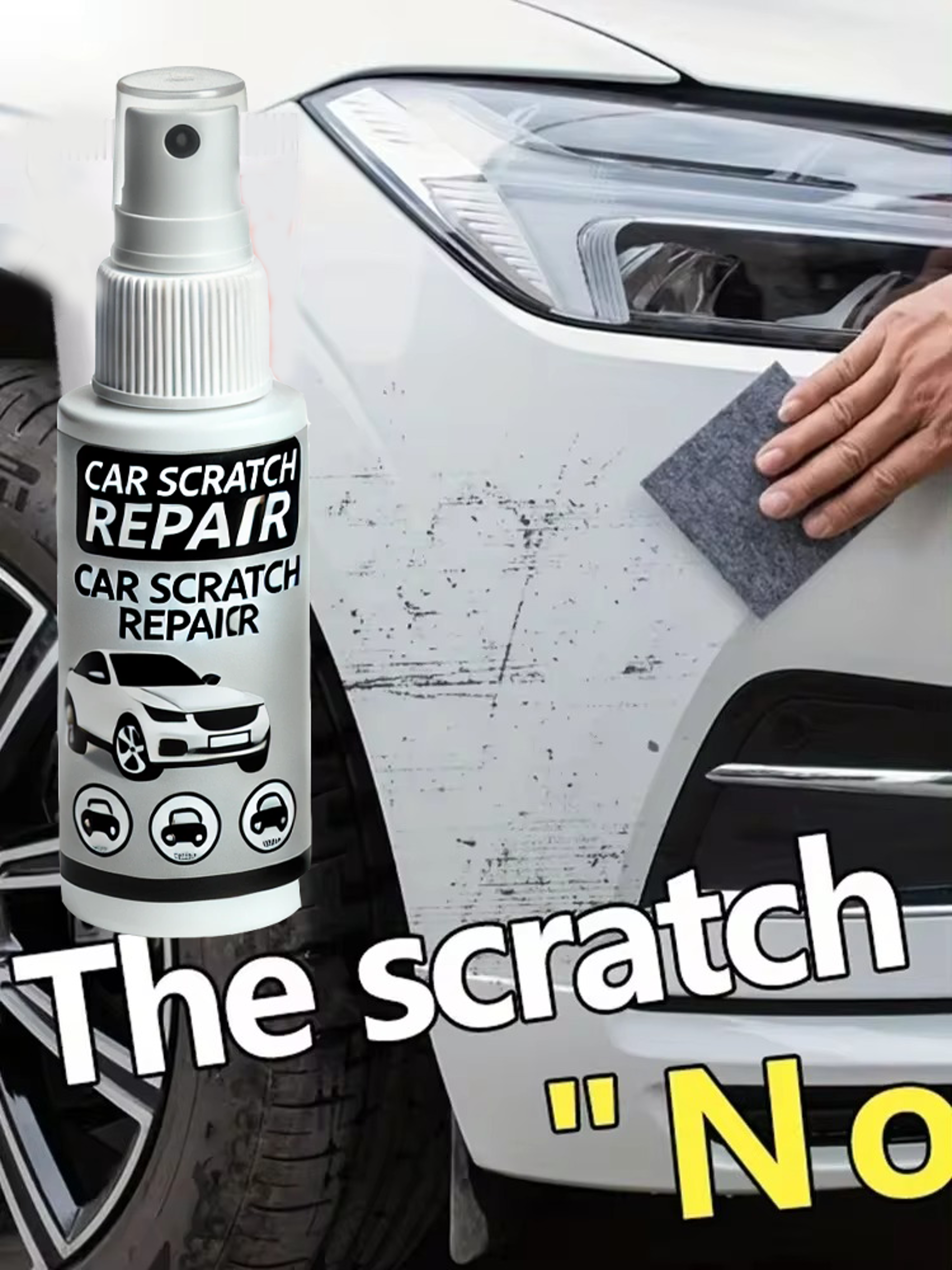 Auto Scratch Remover, Car Paint Polishing Compound, Swirl Repair, Anti Scratch Wax, Paint Care Tools – view 2