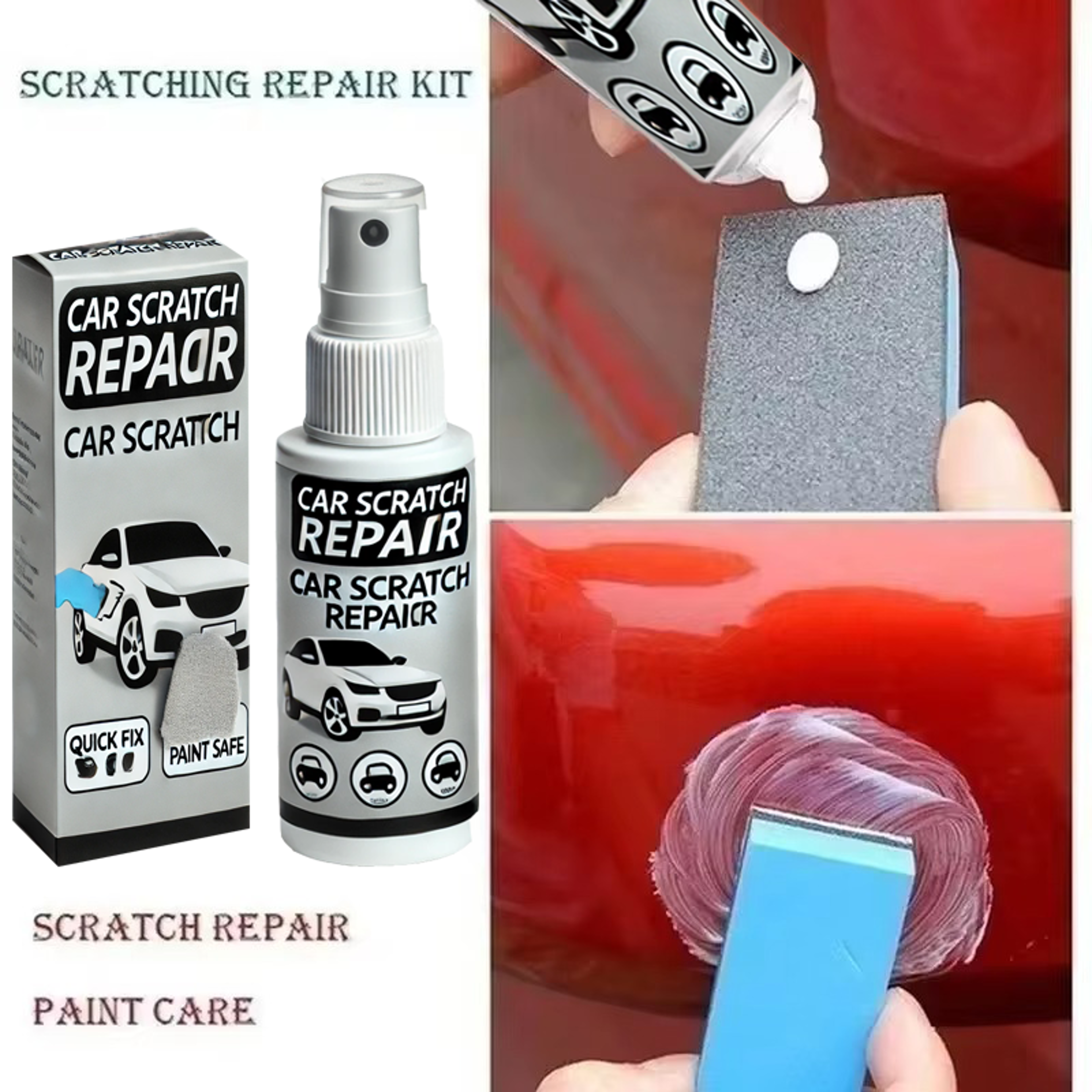 Auto Scratch Remover, Car Paint Polishing Compound, Swirl Repair, Anti Scratch Wax, Paint Care Tools – view 5