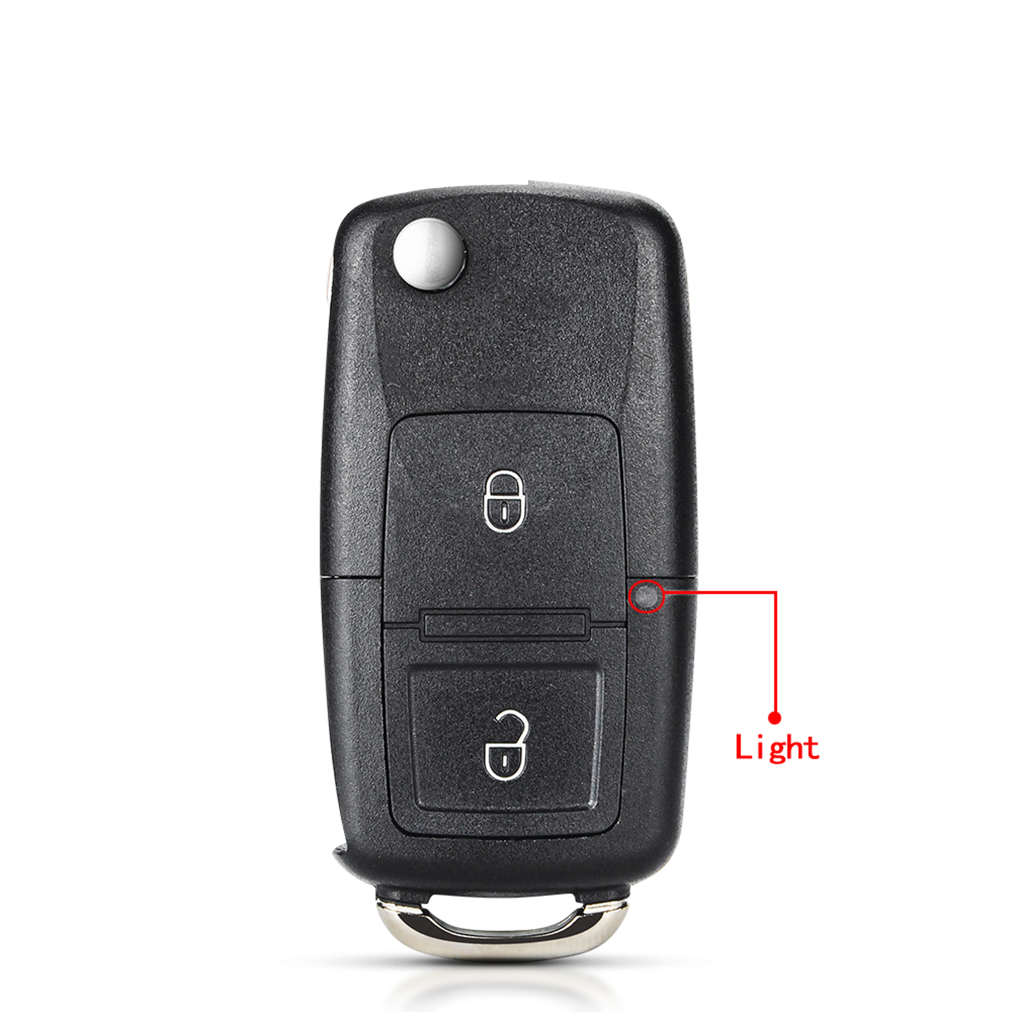Flip Key Shell for Volkswagen VW Polo Passat Tiguan Golf Seat Skoda, Folding Car Remote Case – view 9