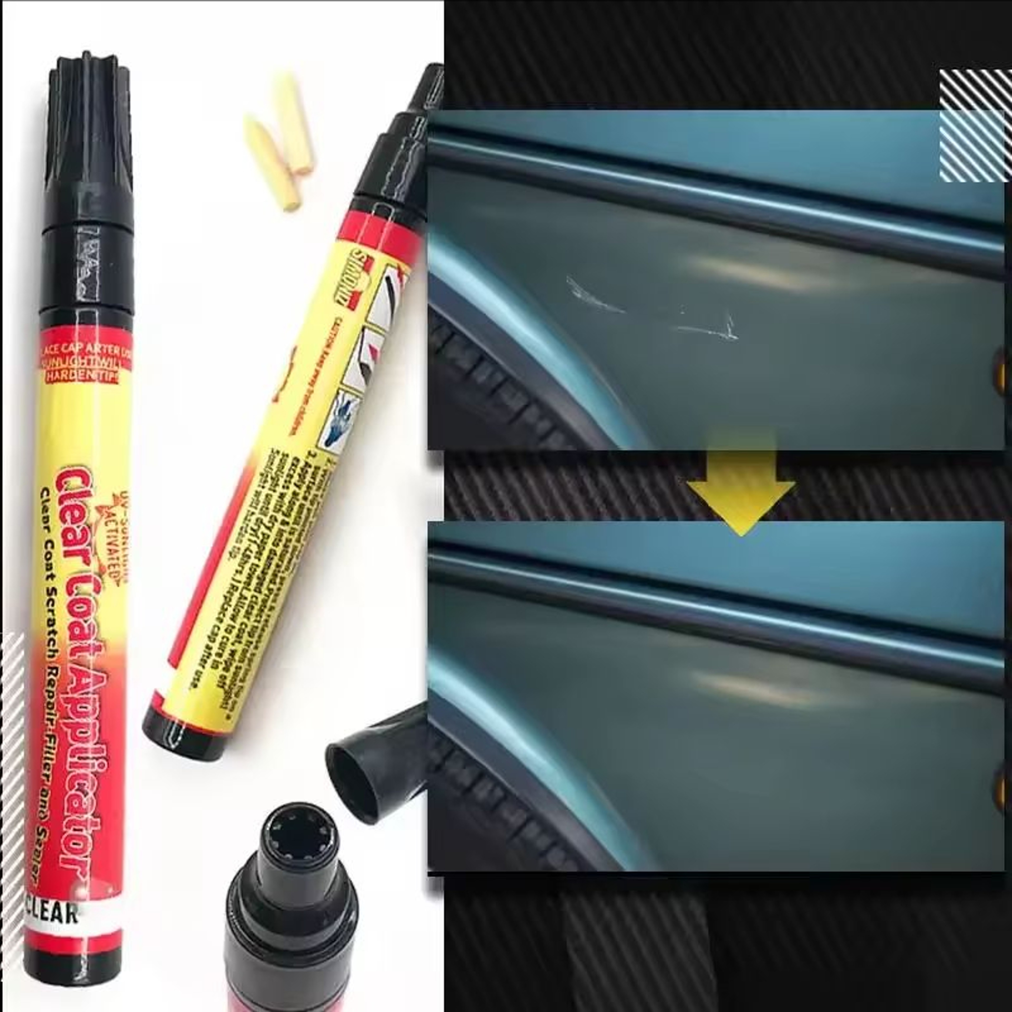 Professional Car Scratch Repair Pen Touchup Surface Repair Applicator Clear Scratch Remover For All 4