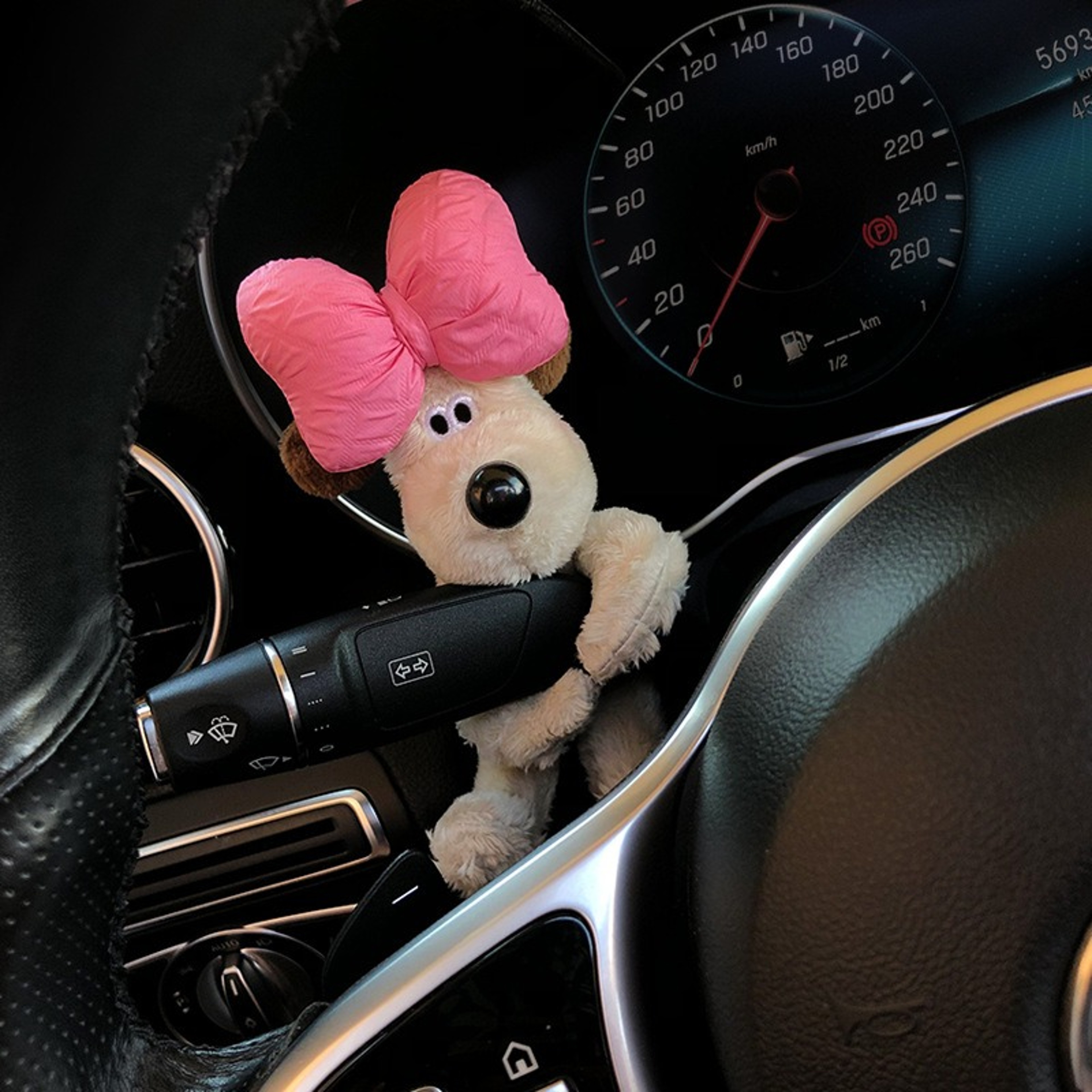 Plush Puppy Doll Car Wiper Decoration Dog Clutch Ornament For Auto Interior 0
