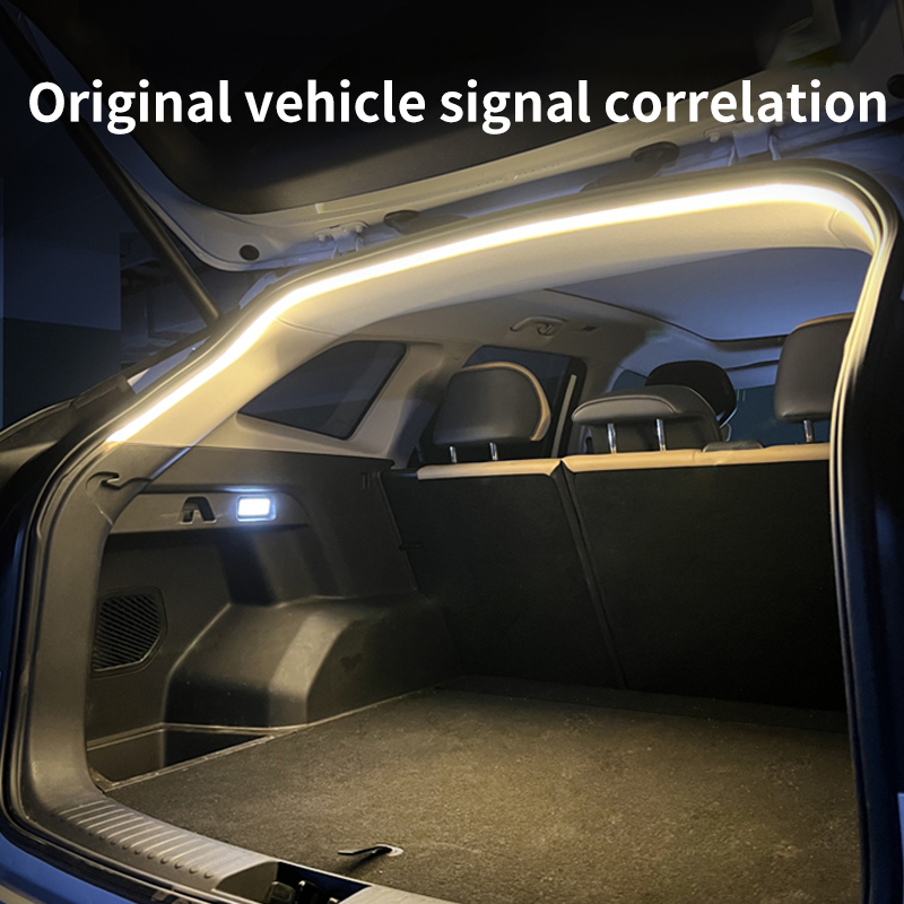 LED Trunk Light Strip Automatic Sensing Wiring Free Car Ambient Interior Decoration High Brightness 2