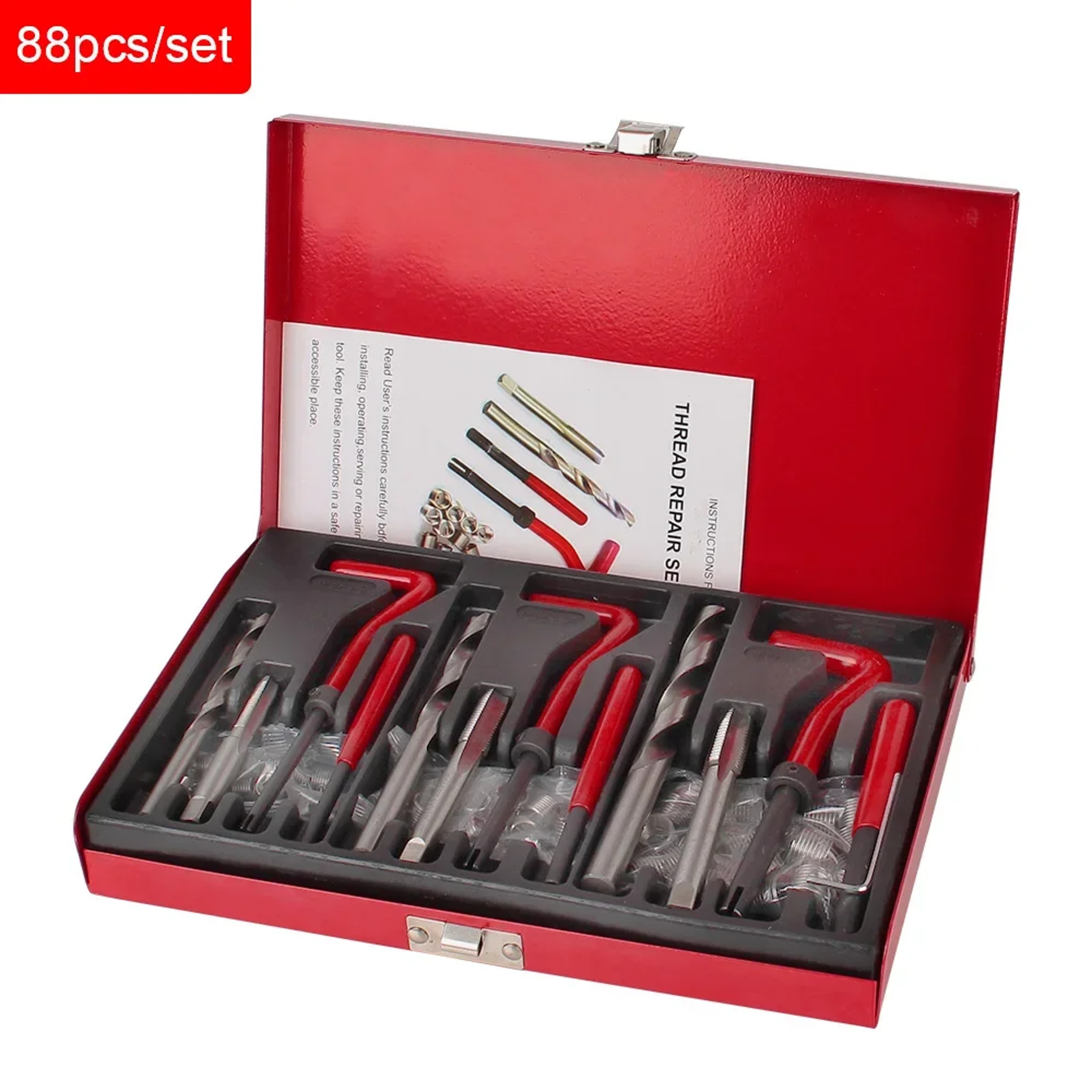 Screw Bolt Driver Kit Car Repair Tools Set Engine Block Restoring Thread Repair Kit Vehicle Accesso 8
