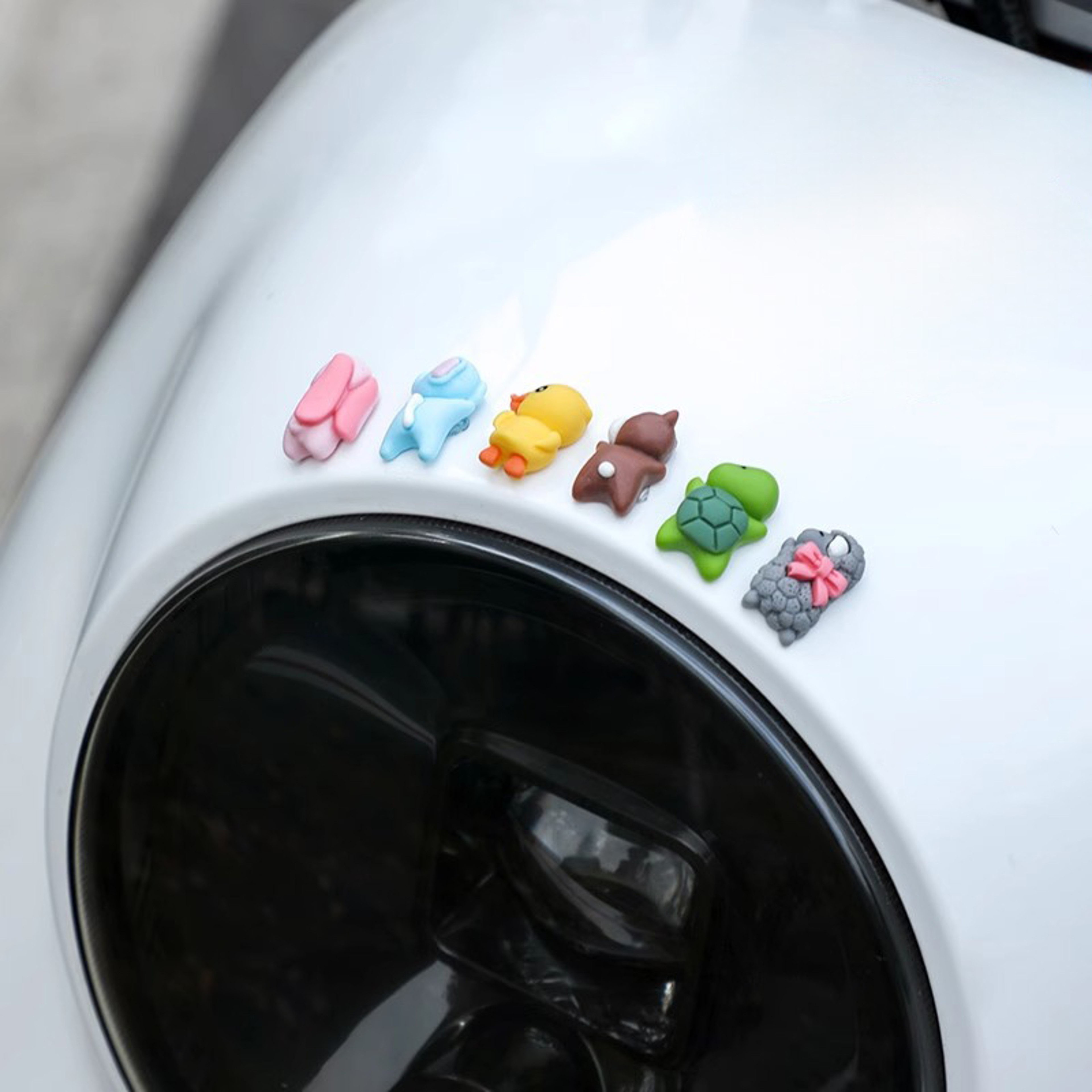 Little Turtle Car Pendant, Cute Animal Ornament, Dashboard Display Decor, Rearview Mirror Accessory – view 3