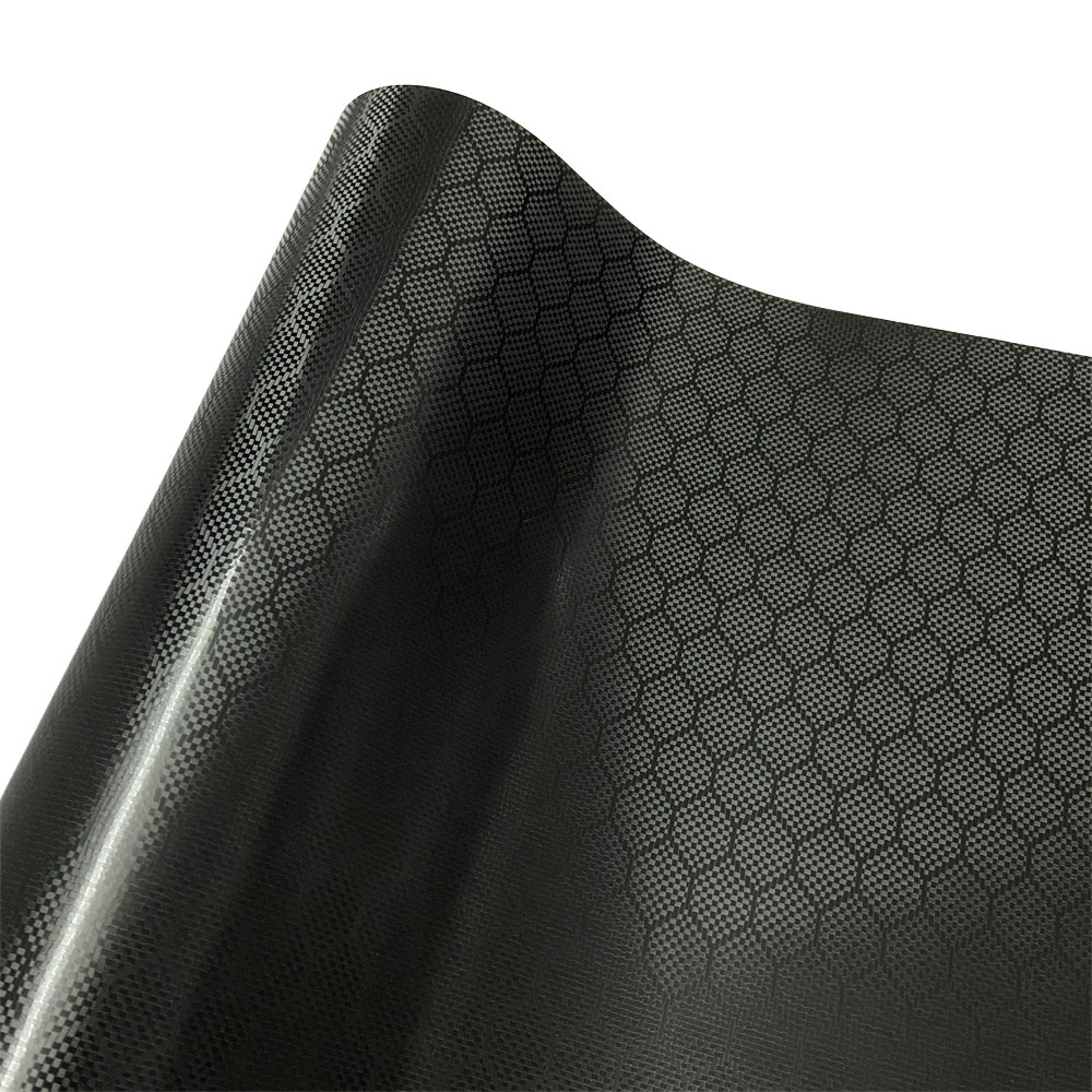 Cosmic Ghost Black Forged Carbon Fiber Wrap, Honeycomb Carbon Film for Car and Motorcycle Stickers – view 9