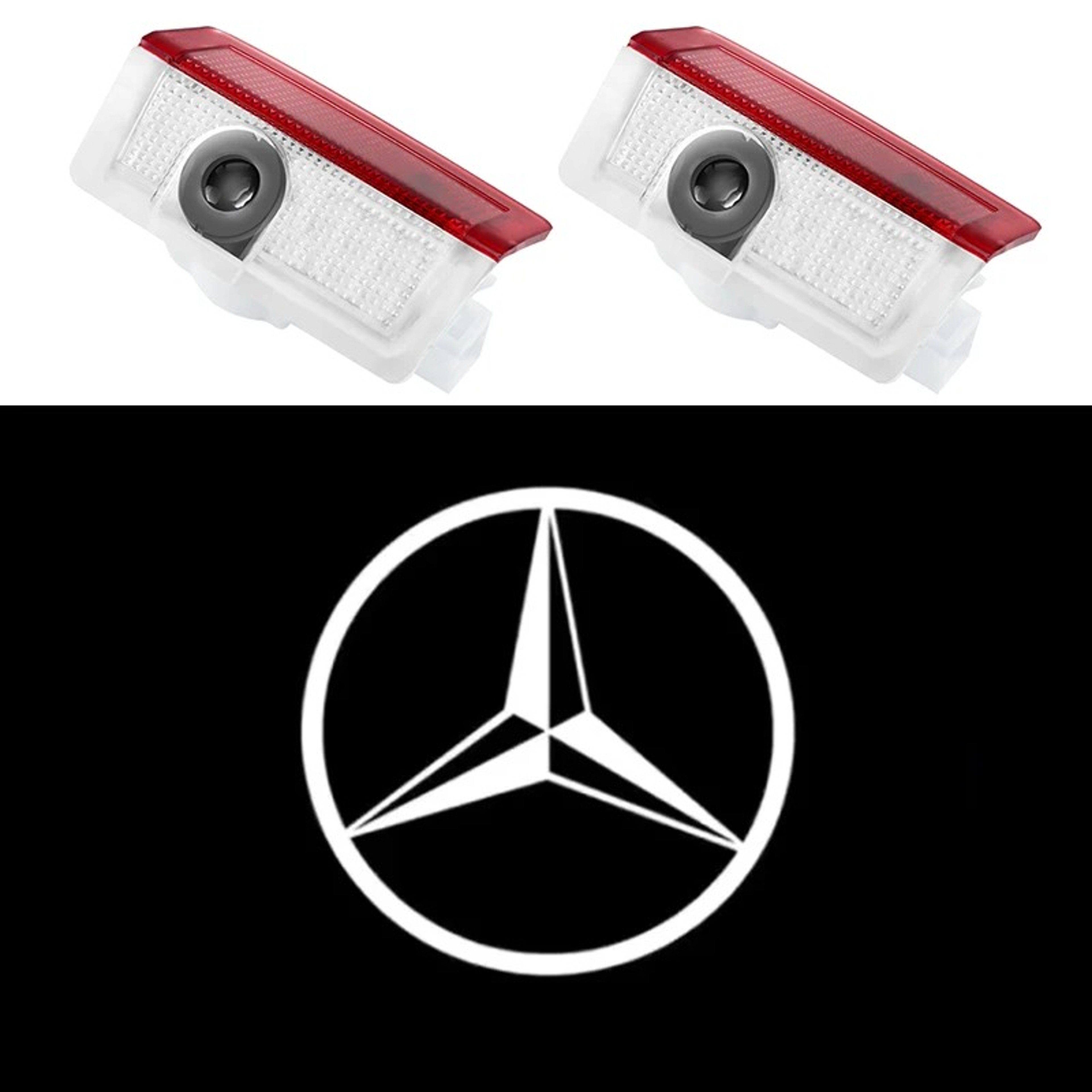 Car Door Projector Lamp LED Light Auto Door Accessories 9