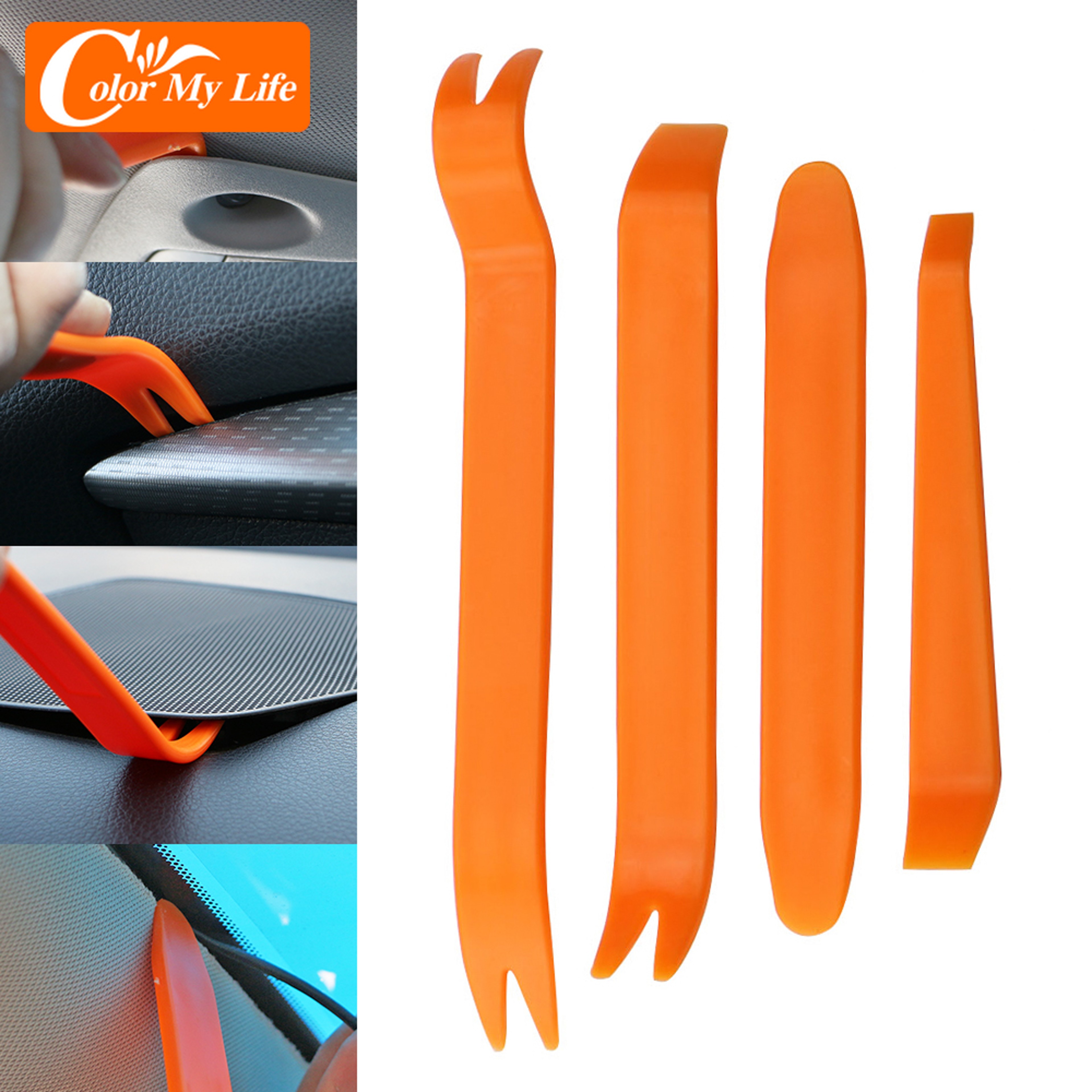 Auto Trim Pry Tool Set, Car Removal Open Kit, Interior Repair Tools for Vehicle Panels – view 1
