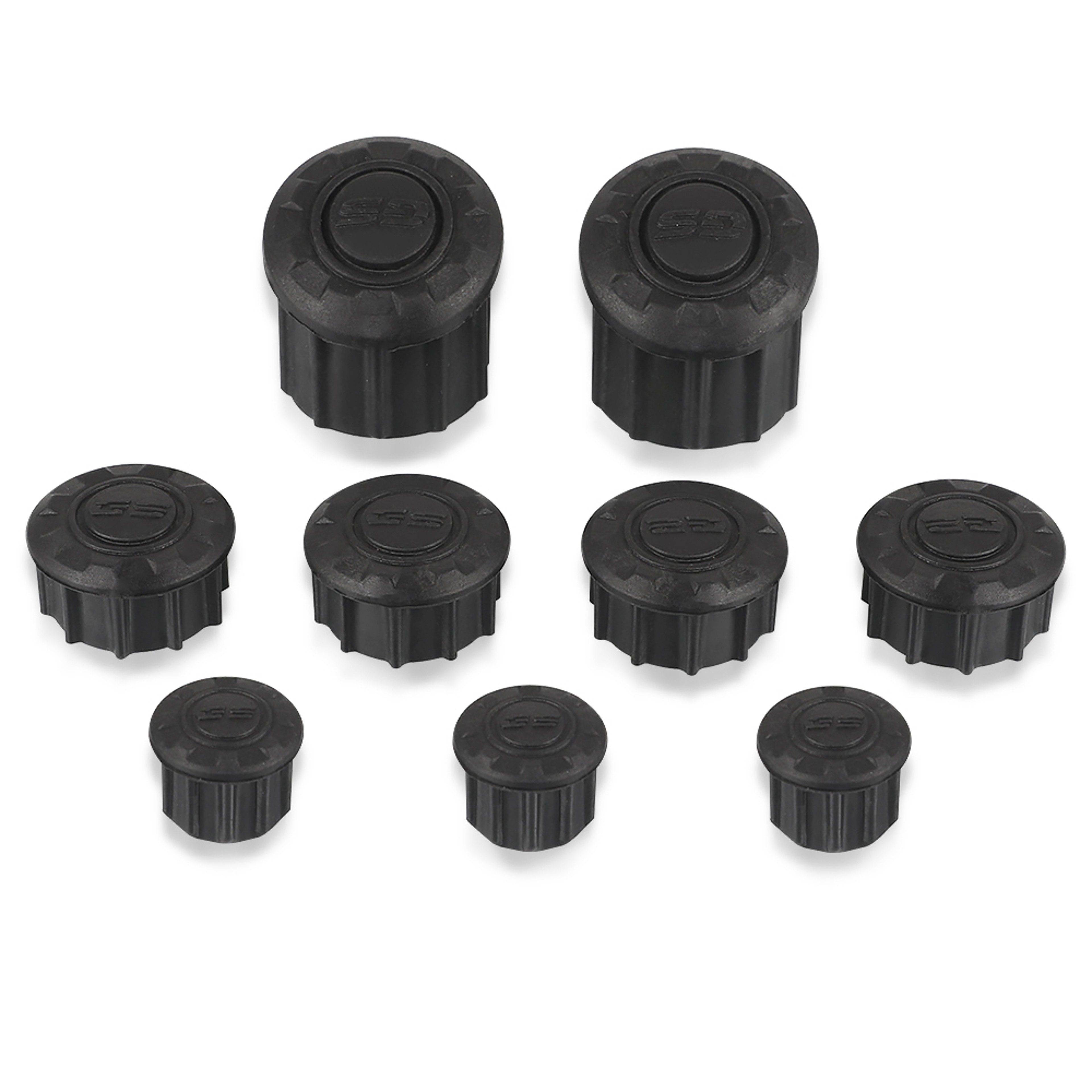 Motorcycle Frame Hole Caps Cover Plug Durable Frame Protector Kit Easy Install Fit 0