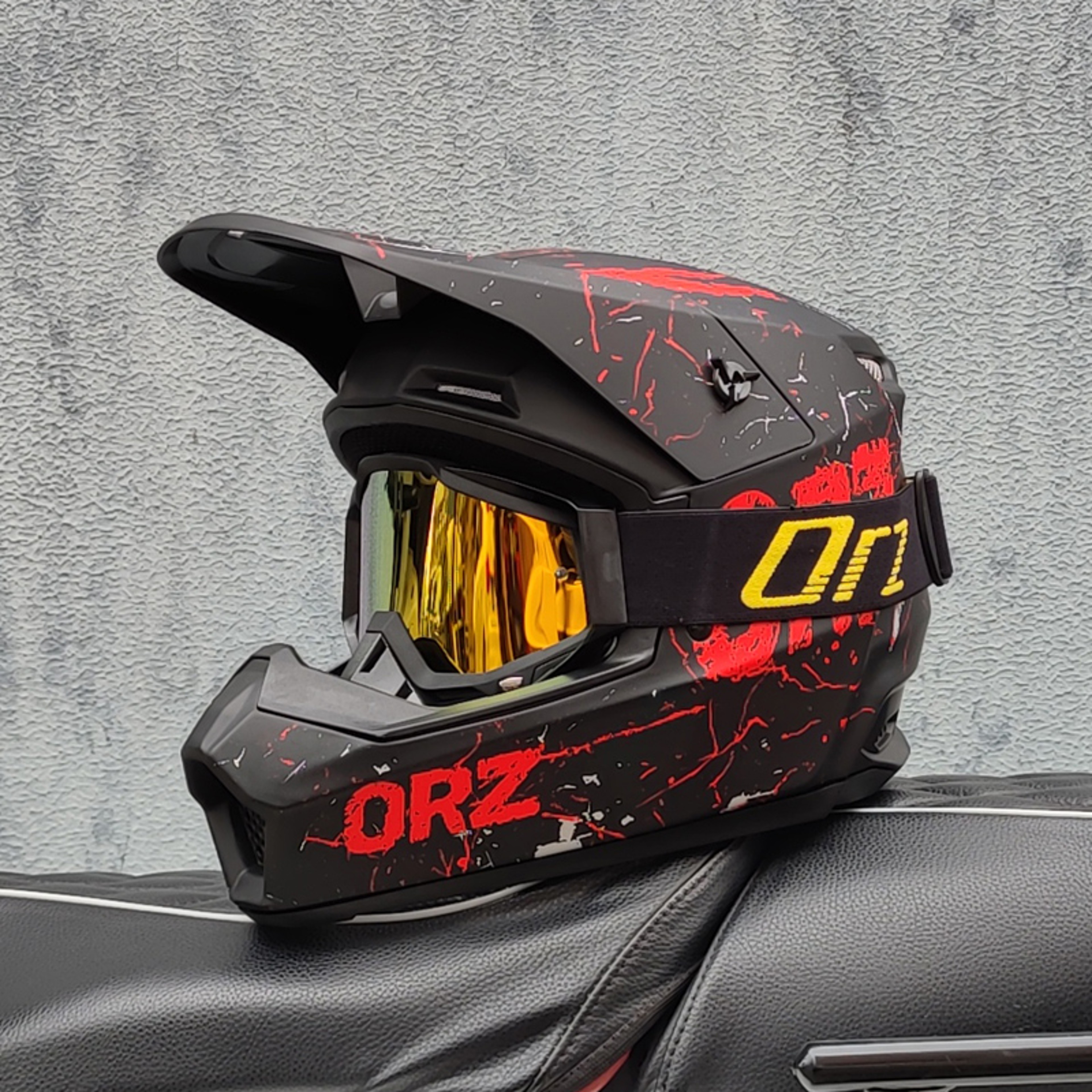 Bicycle Speed Drop DH Full Helmet Off Road Rally Motorcycle Helmet Racing Protection Gear 0