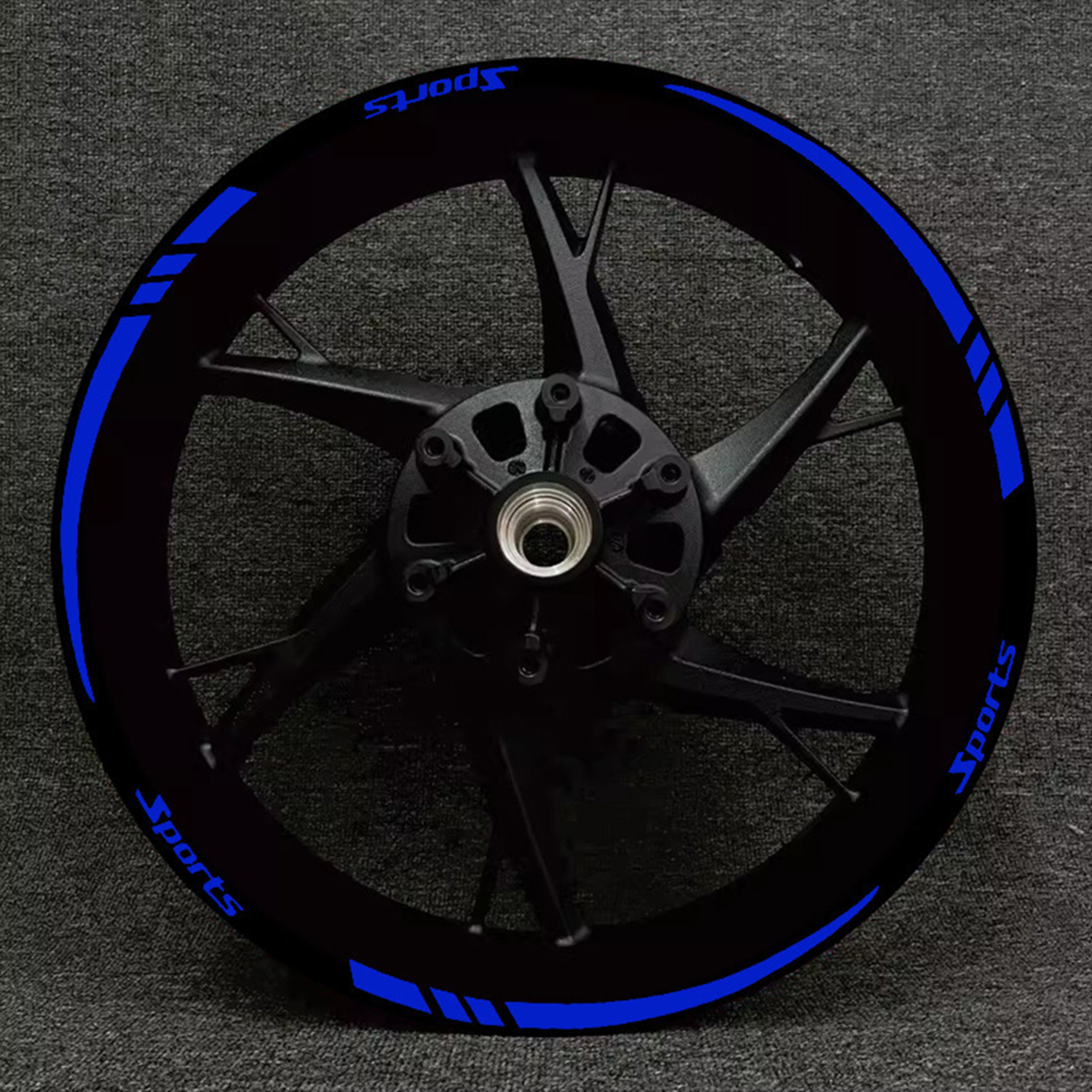 Road Bike Reflective Wheel Decal, Motorcycle Car Rim Stripe Sticker, Sport Wheel Tape – view 3