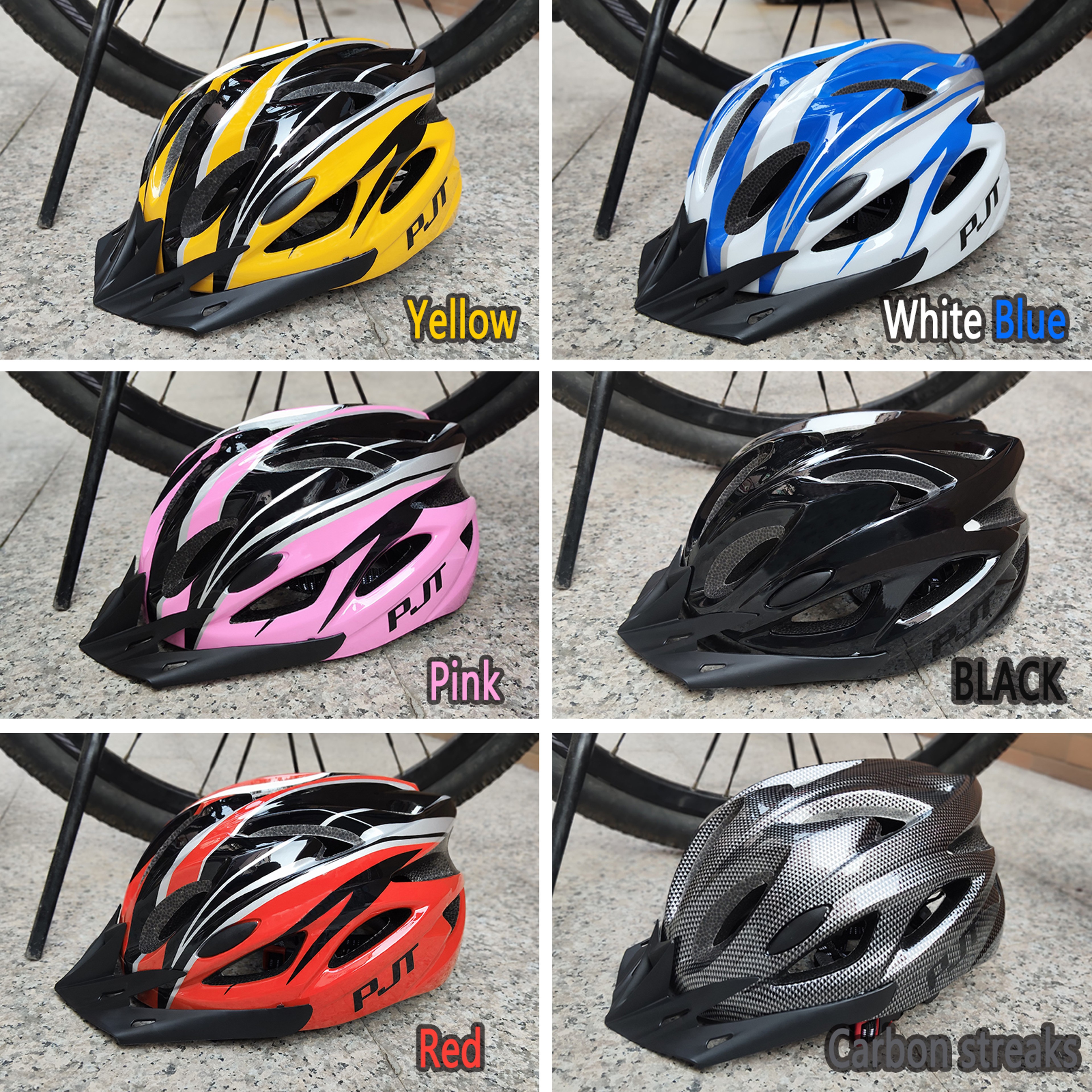 Lightweight Hollow Bicycle Helmet Safety Head Protection Comfortable Lining For Men And Women Rider 4