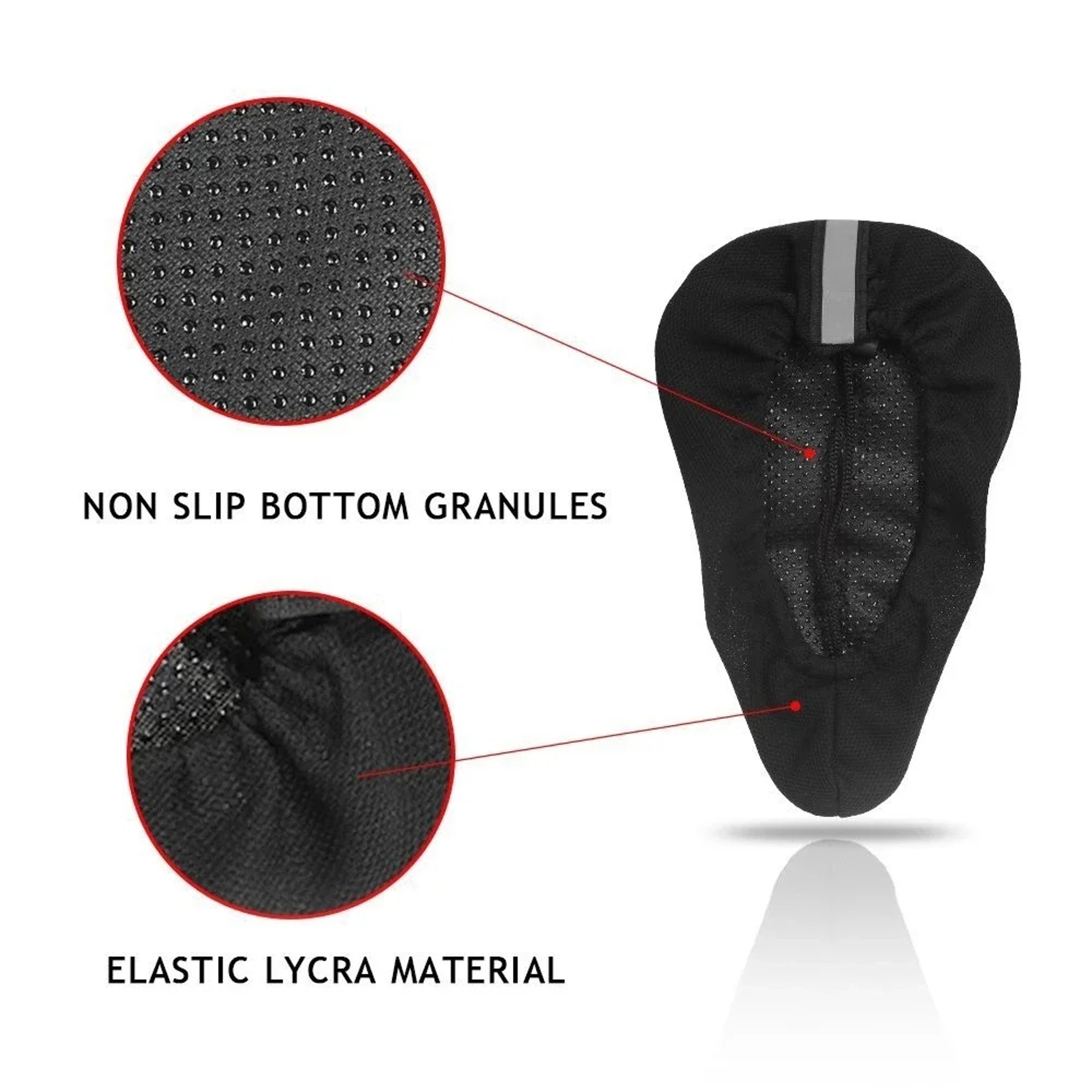 3D Soft Cycling Seat Cover Bicycle Saddle Cushion Thickened Sponge Pad Mountain Bike Breathable Out 6