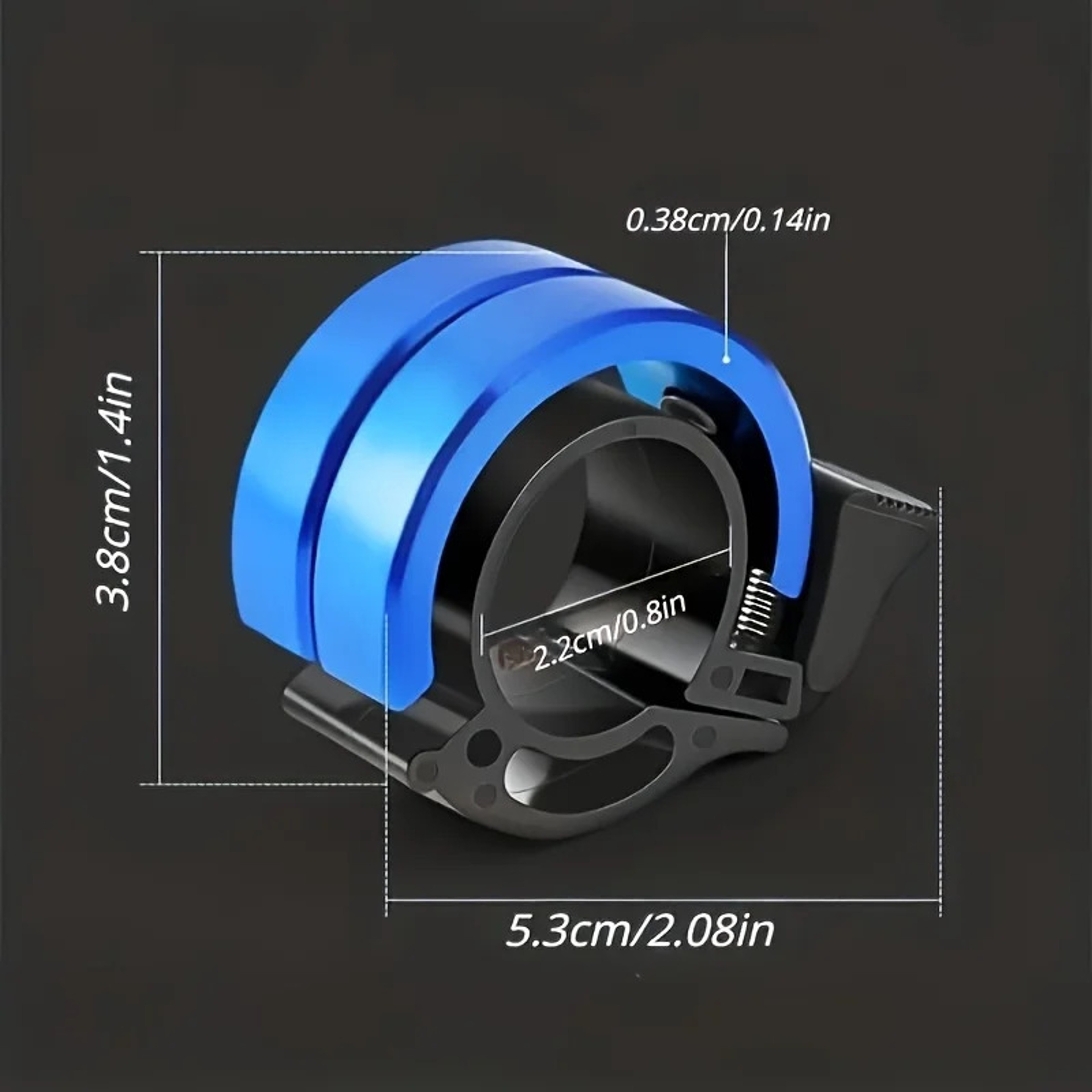 Super Loud Bicycle Bell Folding Bike Invisible Horn Adult Bicycle Accessory 5