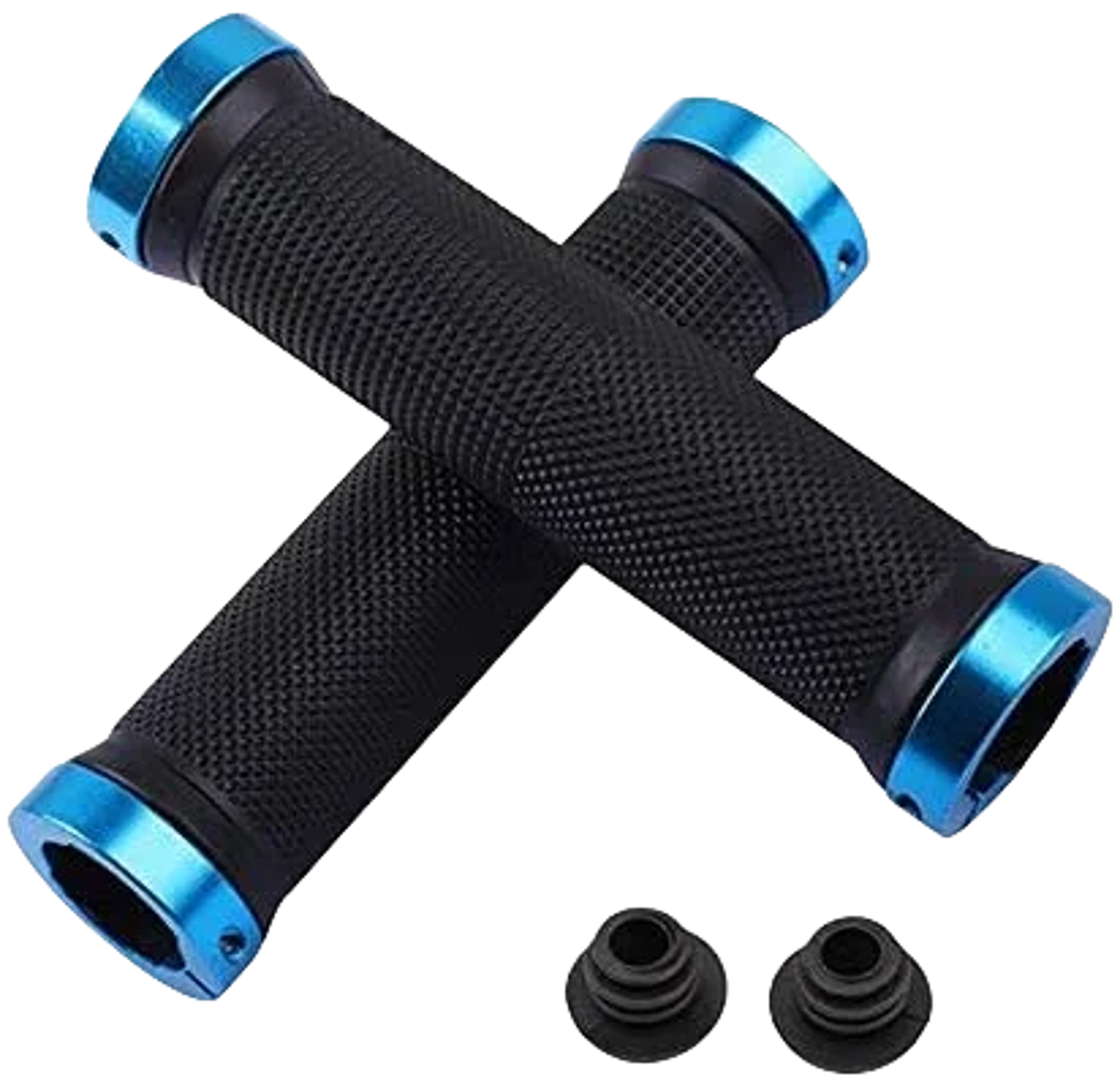 Alloy Lock Bicycle Rubber Grips, Double Aluminum Lock Handlebar Grips, Non Slip Bike Grips – view 8