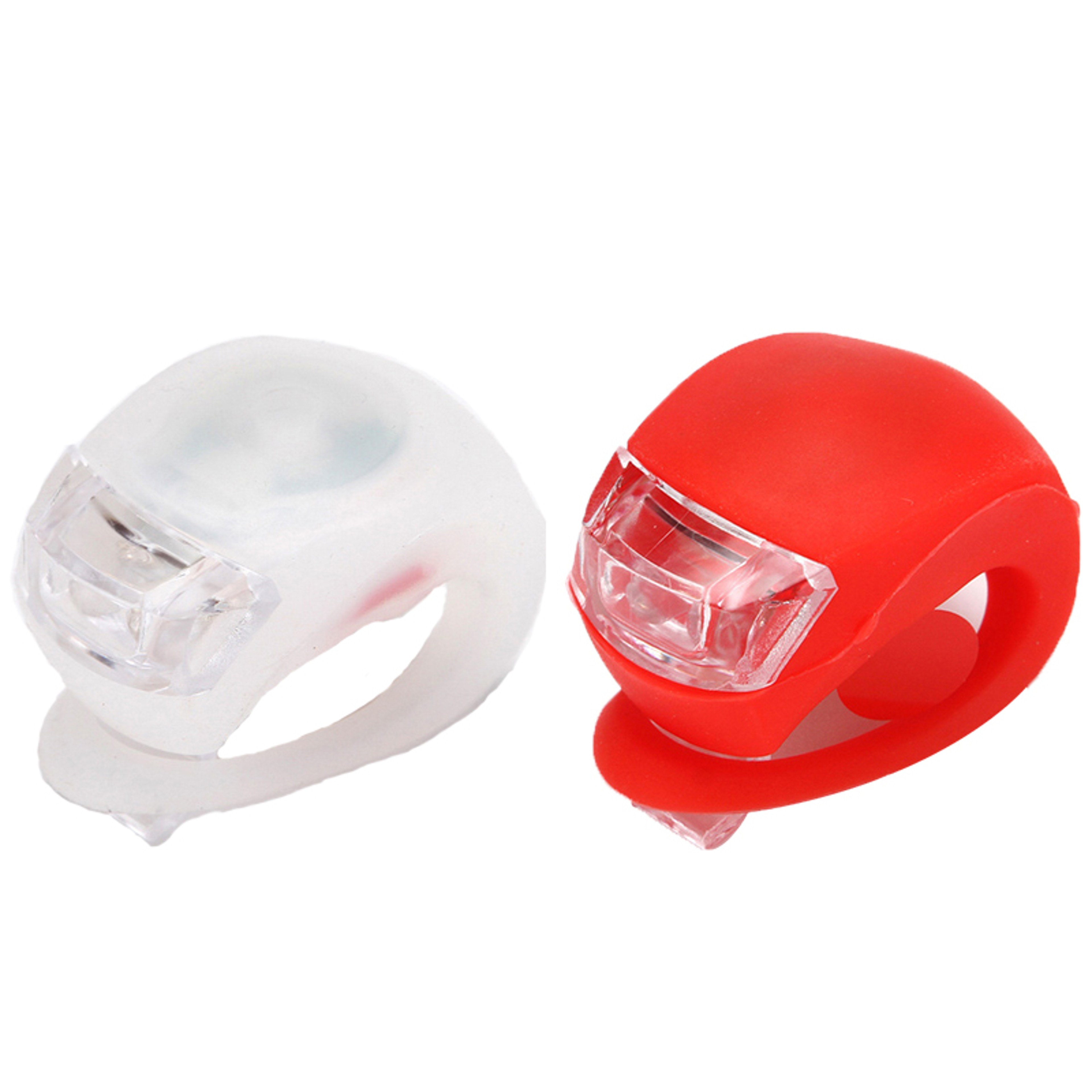 Silicone Bike Light Set, Front and Rear Waterproof Lights, Battery Bicycle Warning Accessories – view 7