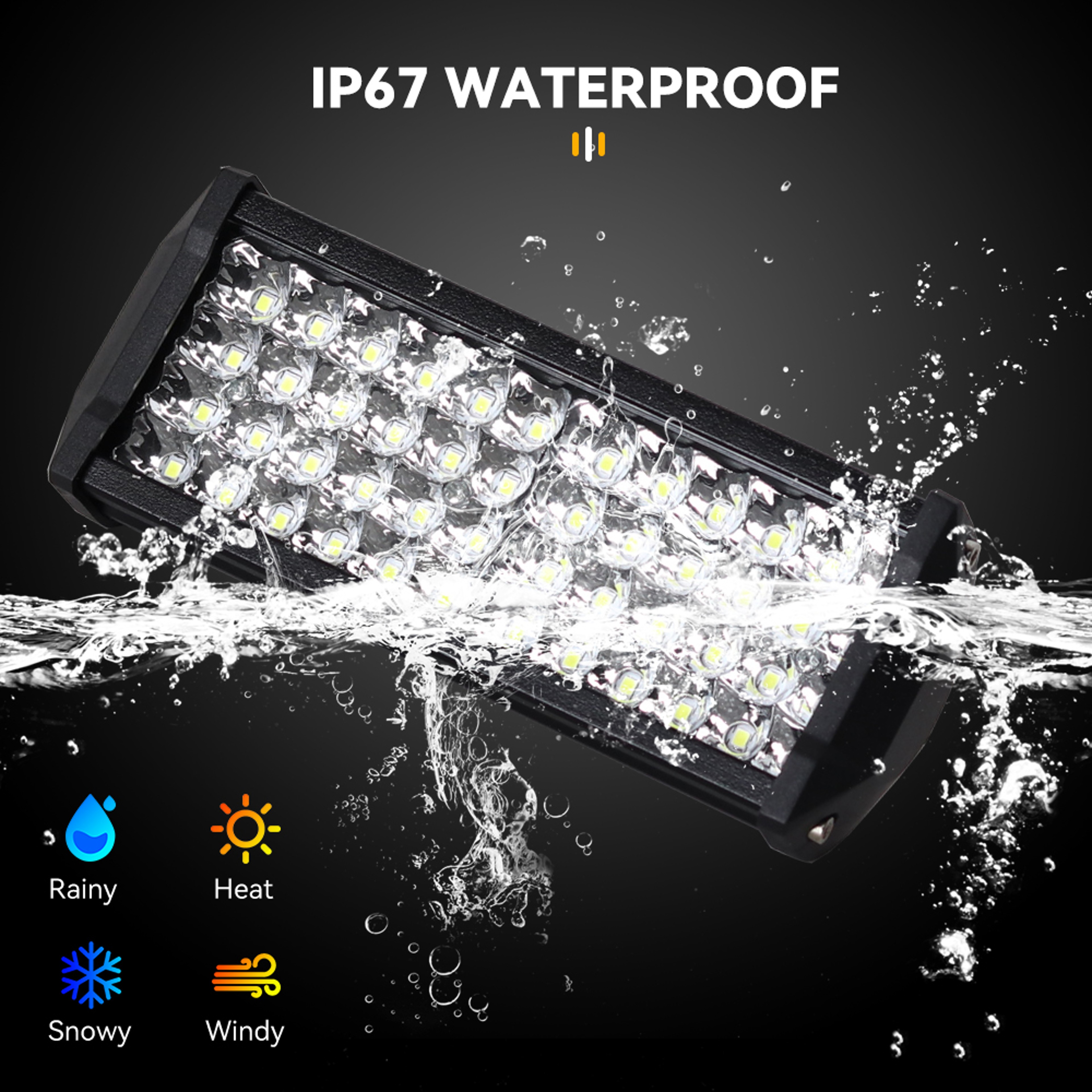 Offroad LED Work Light Bar Sport Lamp Driving Truck Car SUV Boat Tractor Accessory Powerful LED Hea 1
