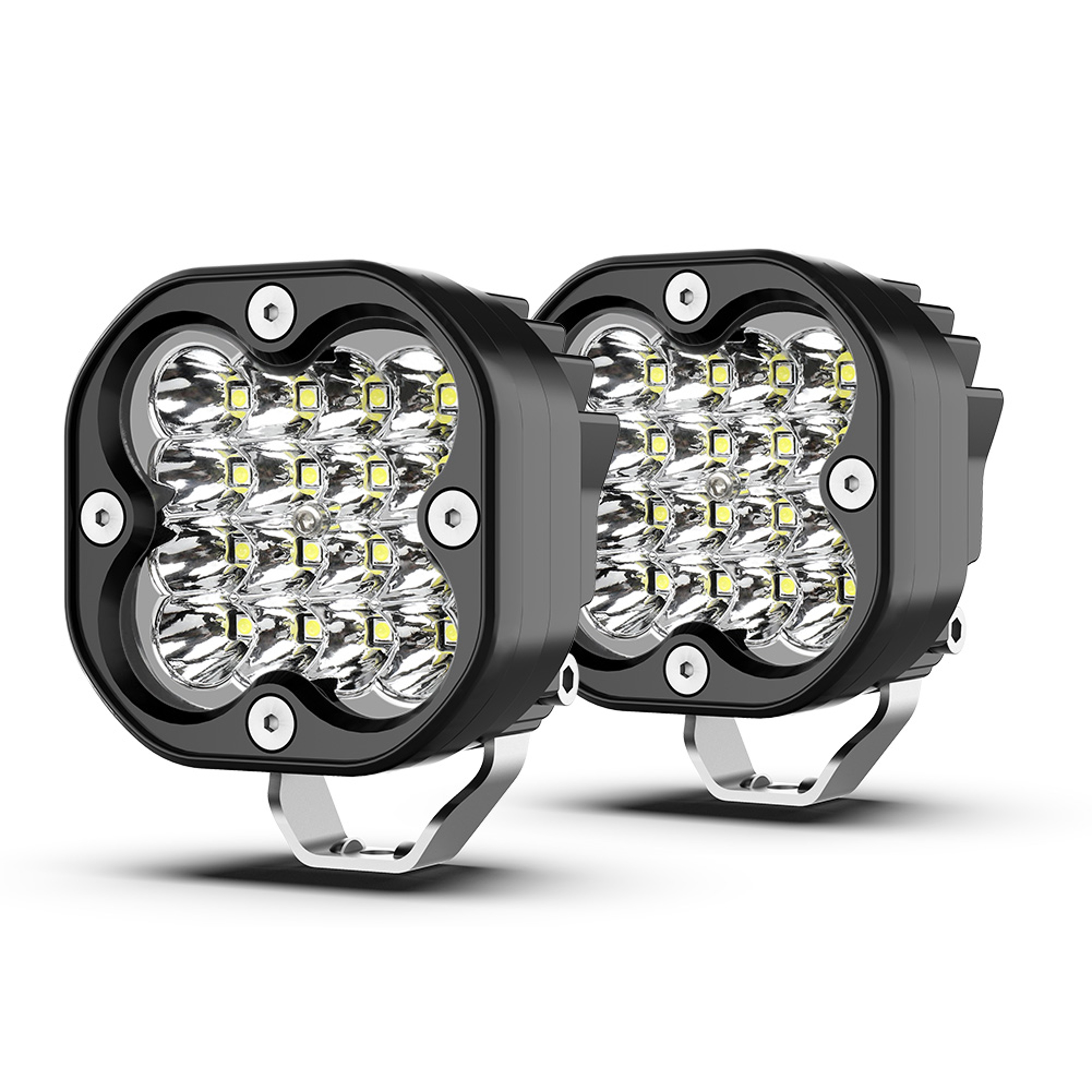 Offroad LED Headlights Work Light Bar Fog Lamp Spotlights For Jeep Truck ATV Motorcycle 5