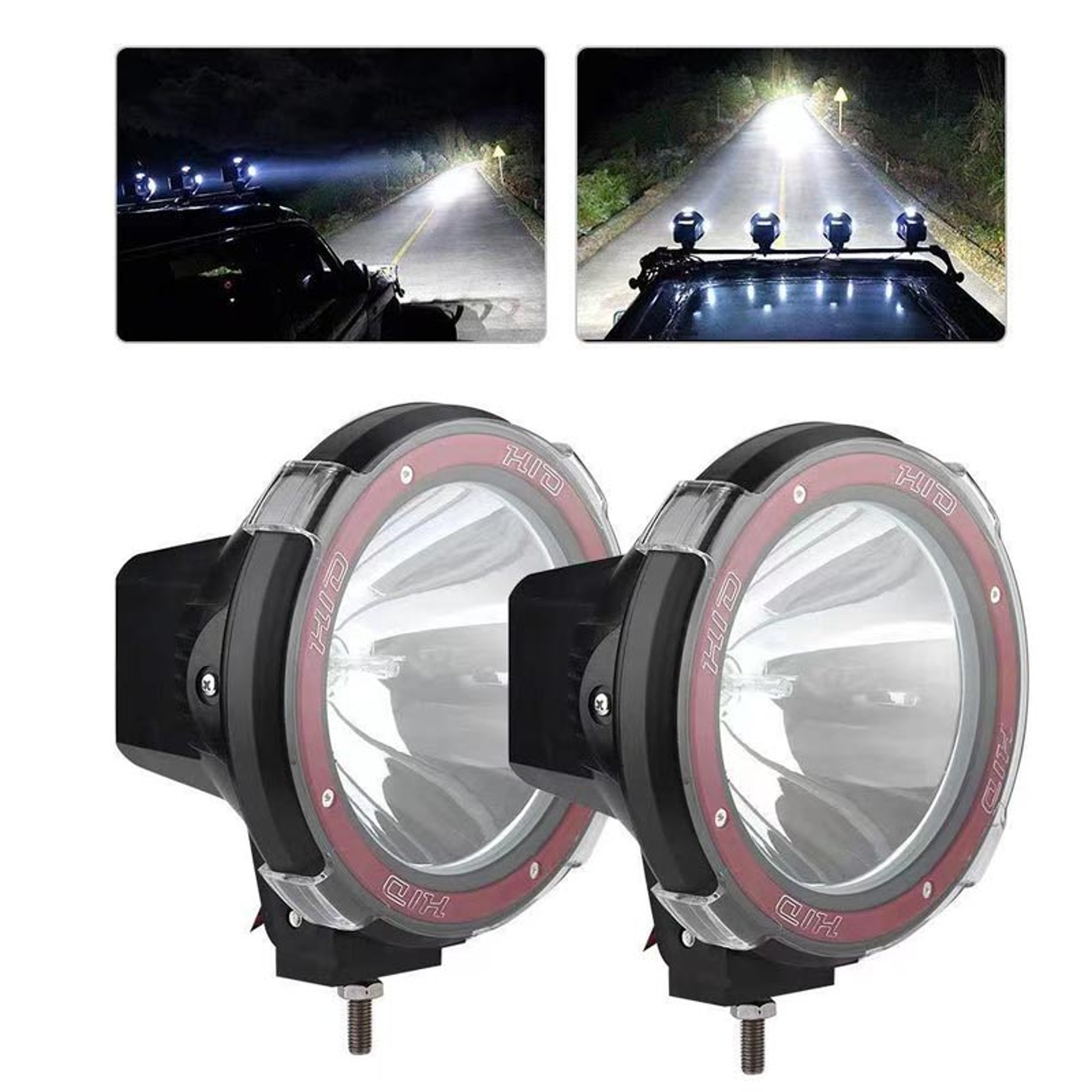 Super Bright HID Fronts Driving Lights Xenon Halogen Spotlight For Truck Jeep Boat ATV Tractor Work 0