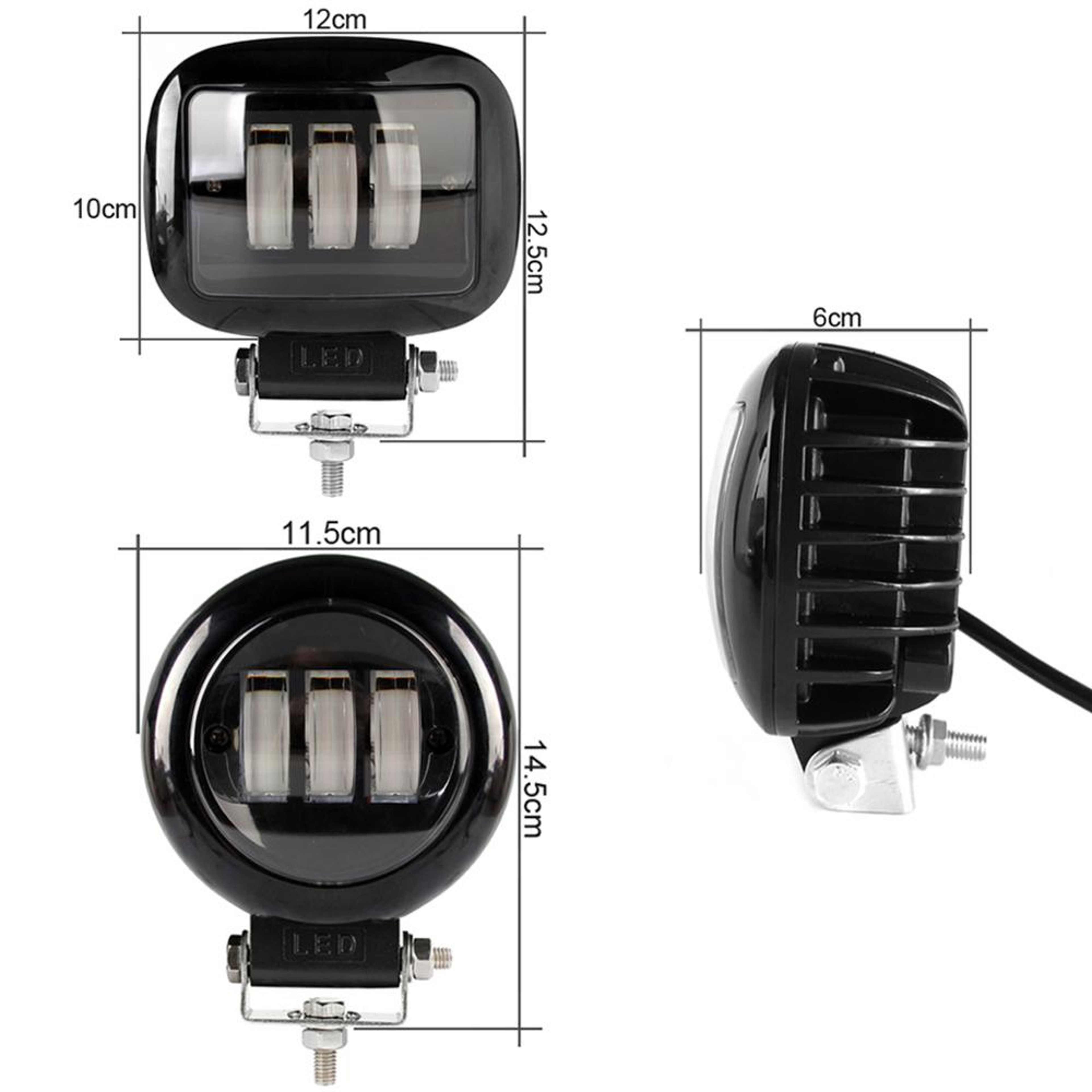 Running Light For Cars LED Fog Lights Off Road Niva Lada Accessories UAZ Truck Tractor Front Flood  3