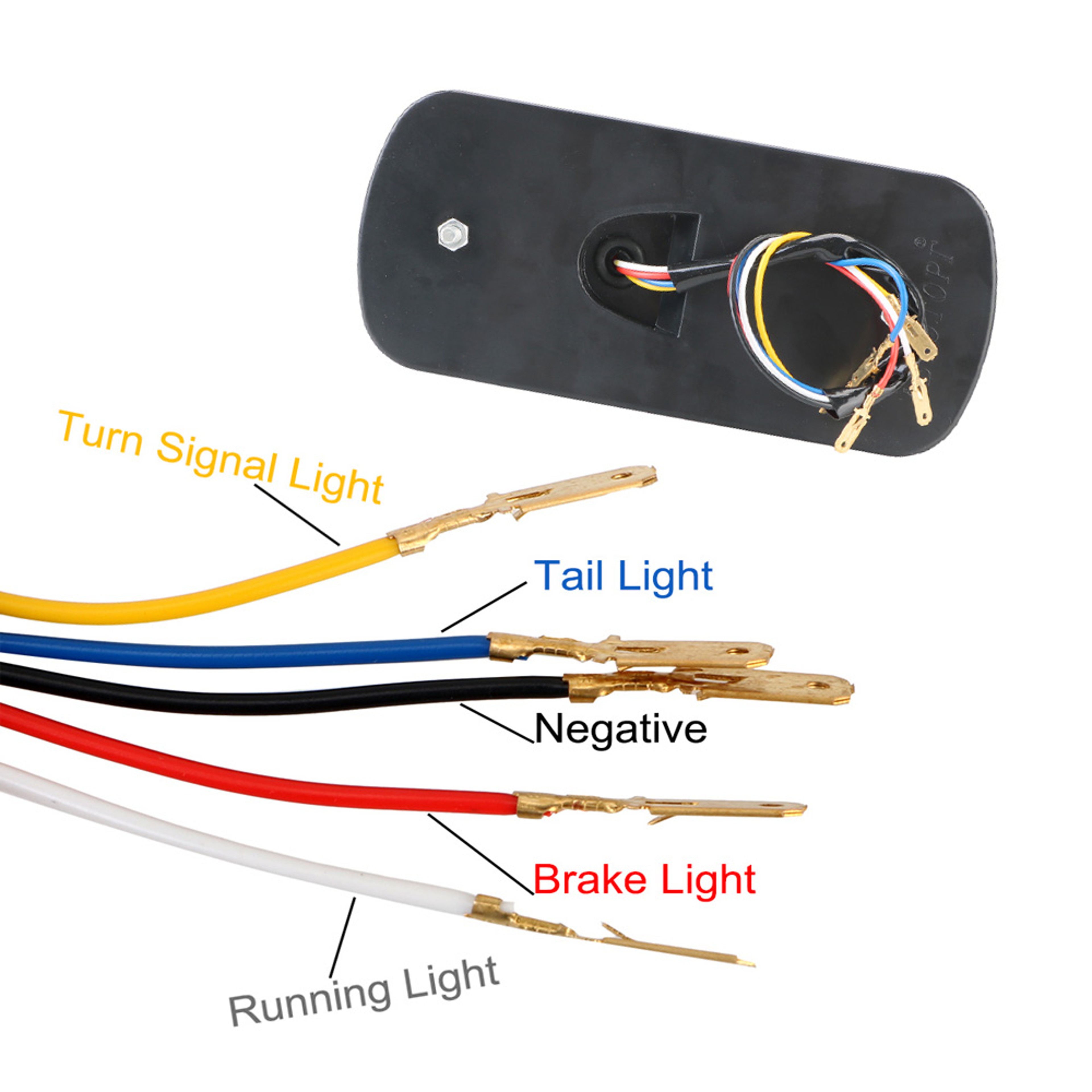 LED Truck Rear Brake Lamp, Taillight Stop Warning Indicator, Trailer Running Lights for Lorry and Van – view 6