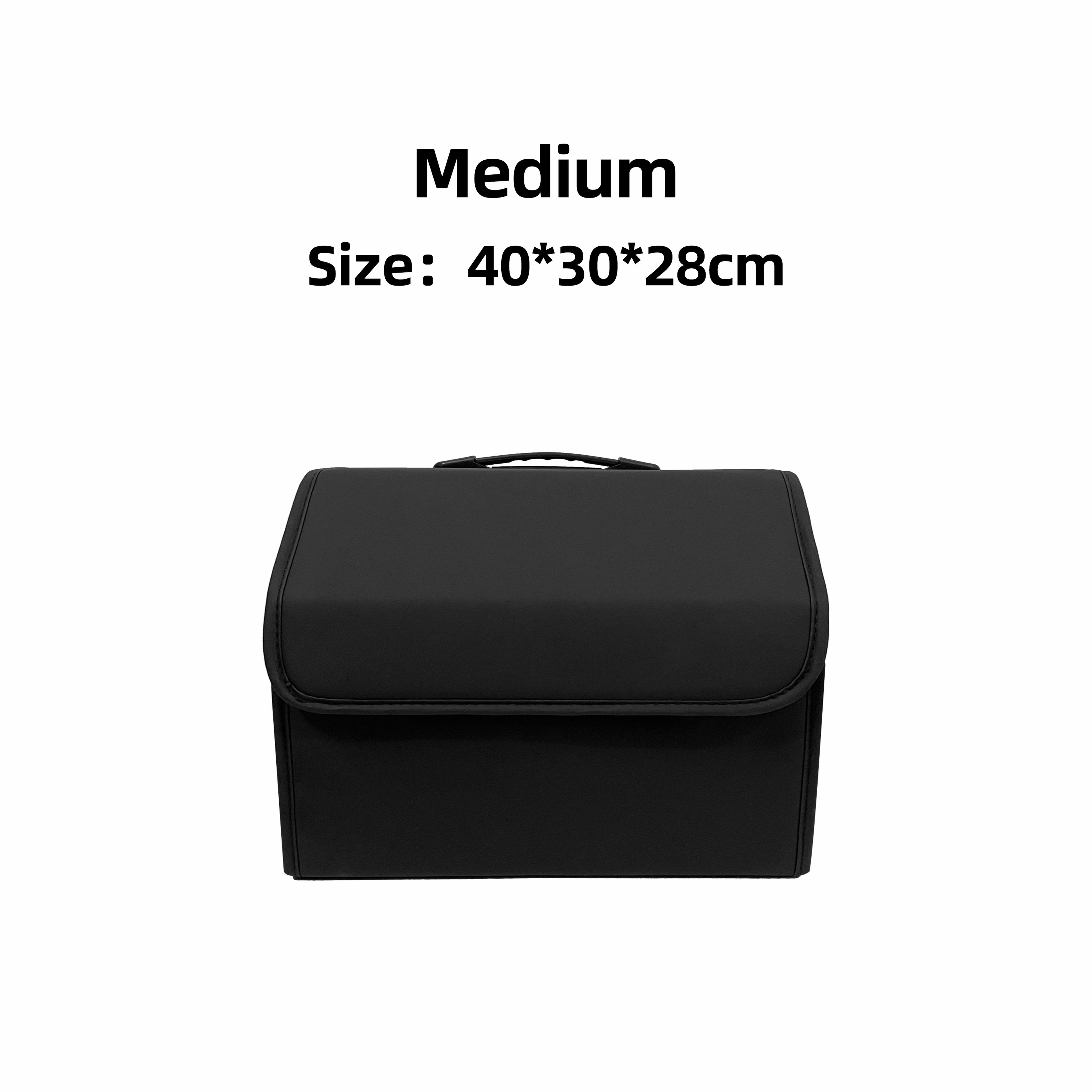 Multipurpose PU Leather Car Trunk Storage Box Collapsible Organizer For Vehicle Tidying And Auto Ac 7