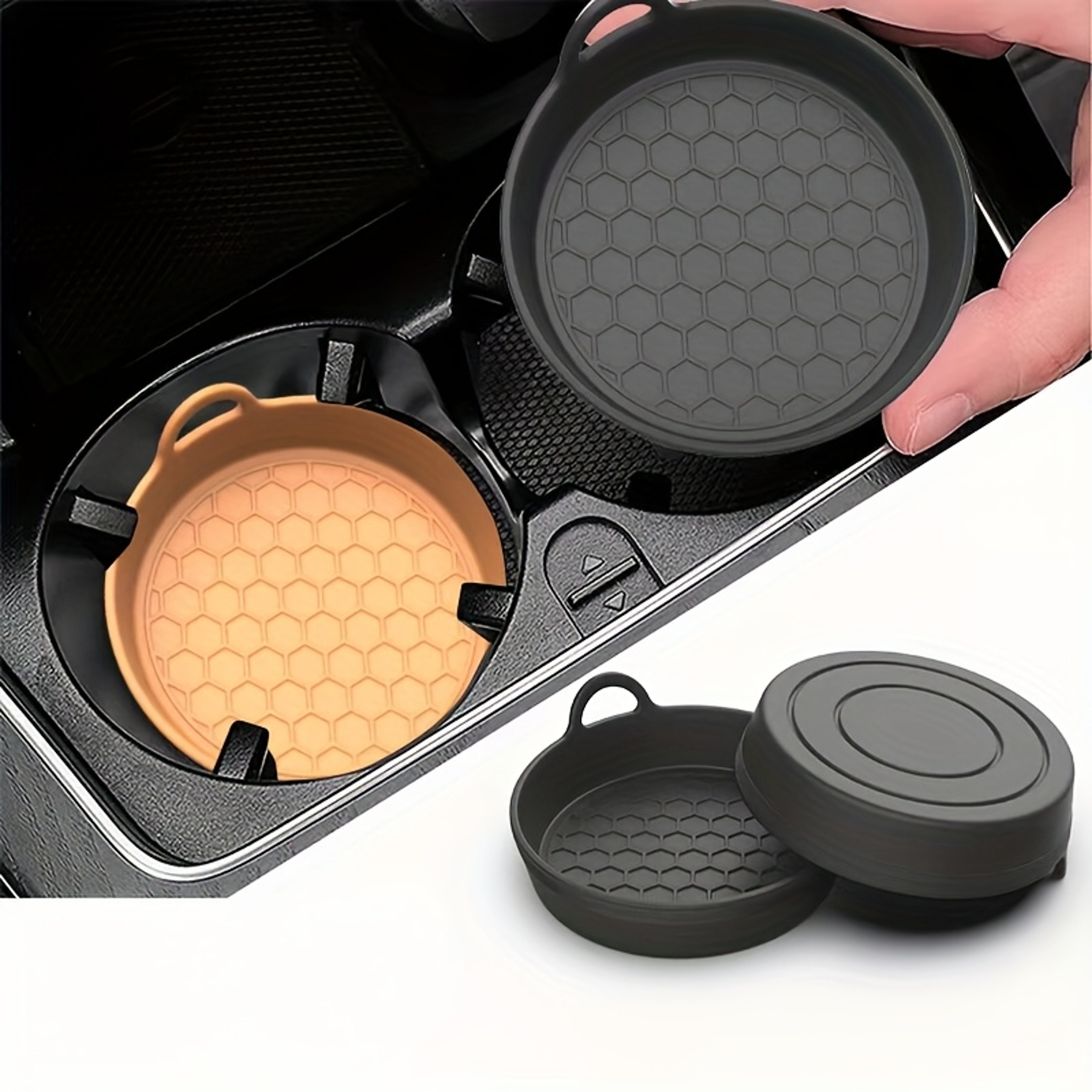 Silicone Car Cup Holder Coaster Universal Non Slip Cup Holder Insert Car Interior Silent Cup Pad Ca 0