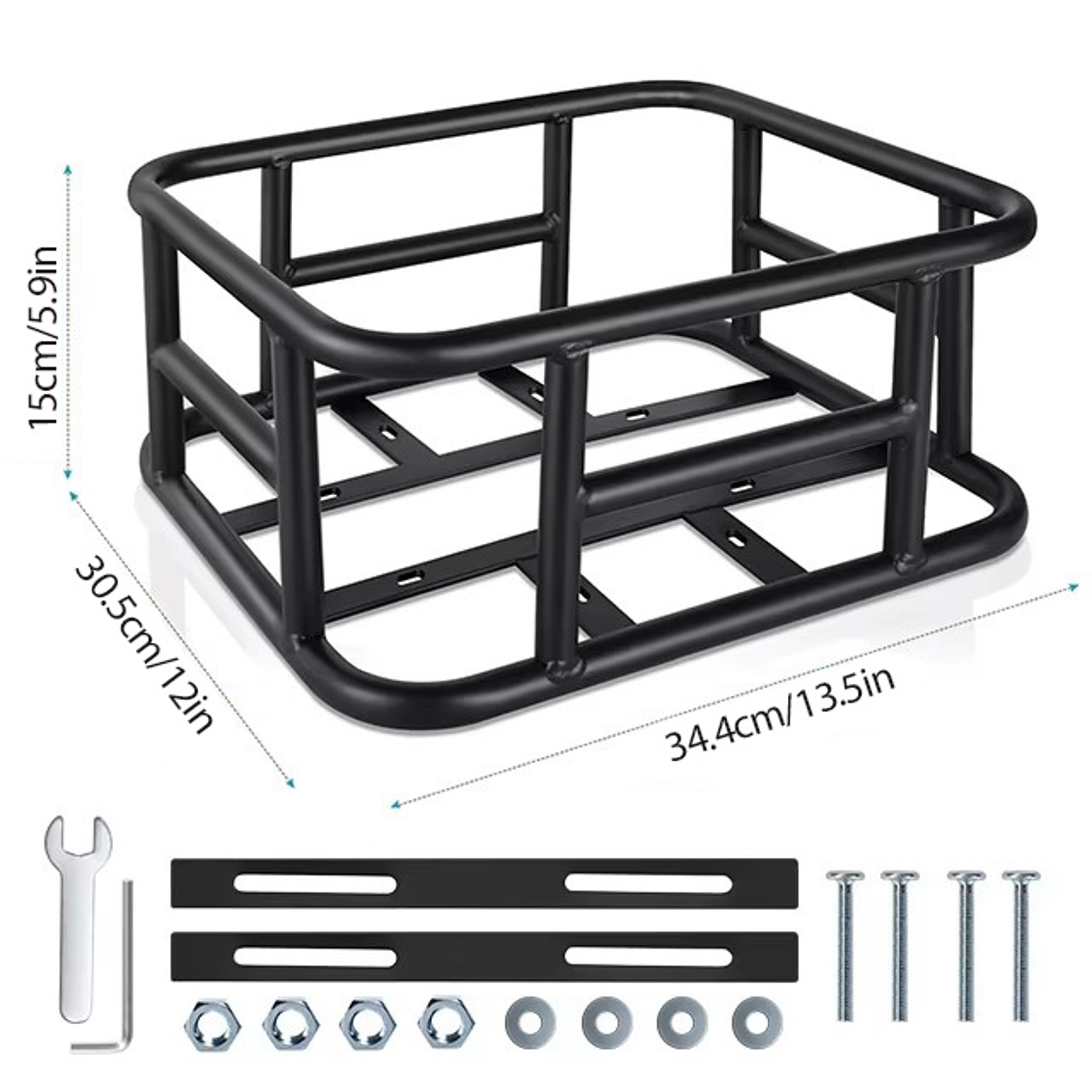 Bicycle Cargo Rack Bag Rear And Front EBike Basket Large Capacity Bike Basket For Travel And Daily  6