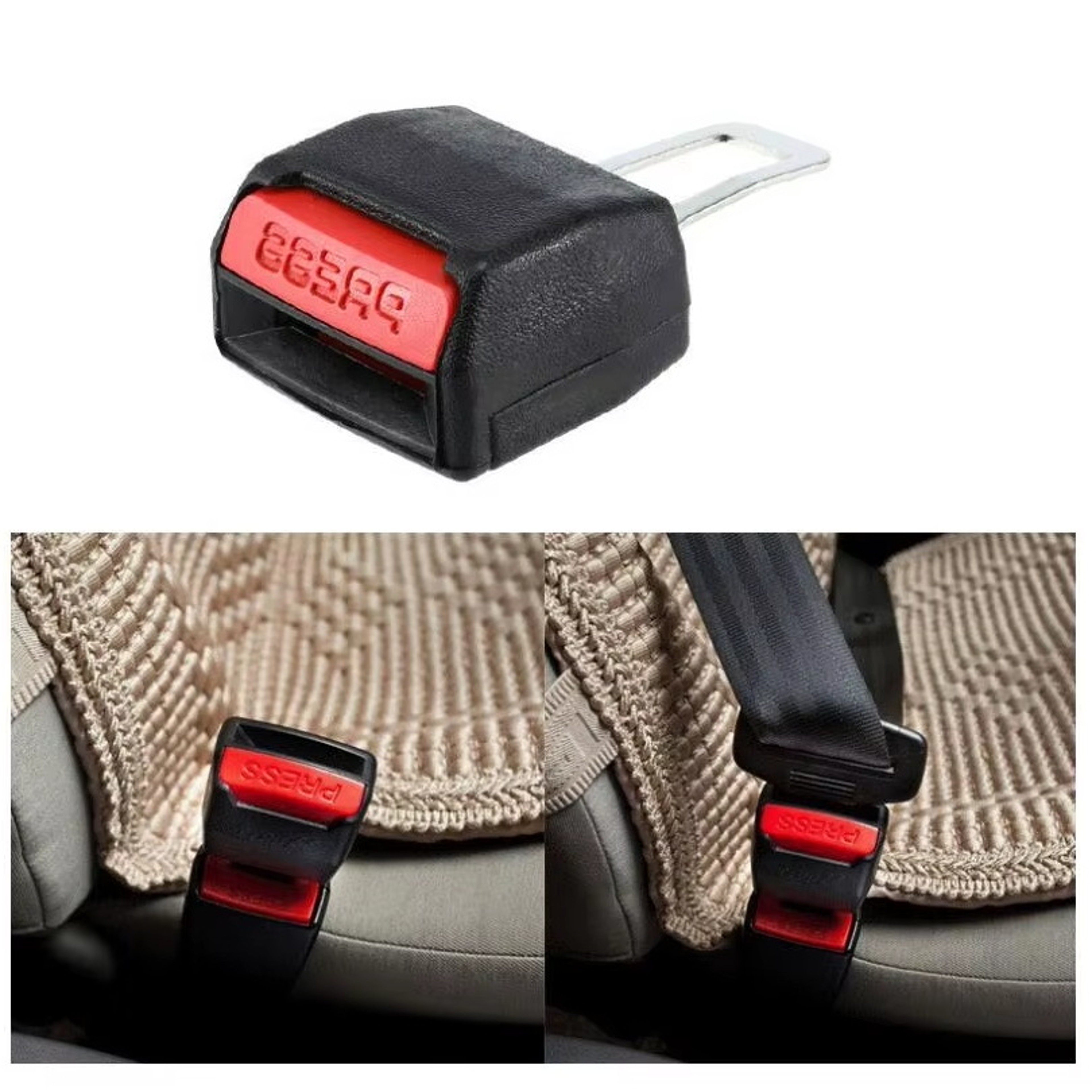 Seatbelt Clip Extender Converter, Car Seat Belt Clip Extension Plug, Safety Seat Lock Buckle, Baby Car Seat Accessories – view 6