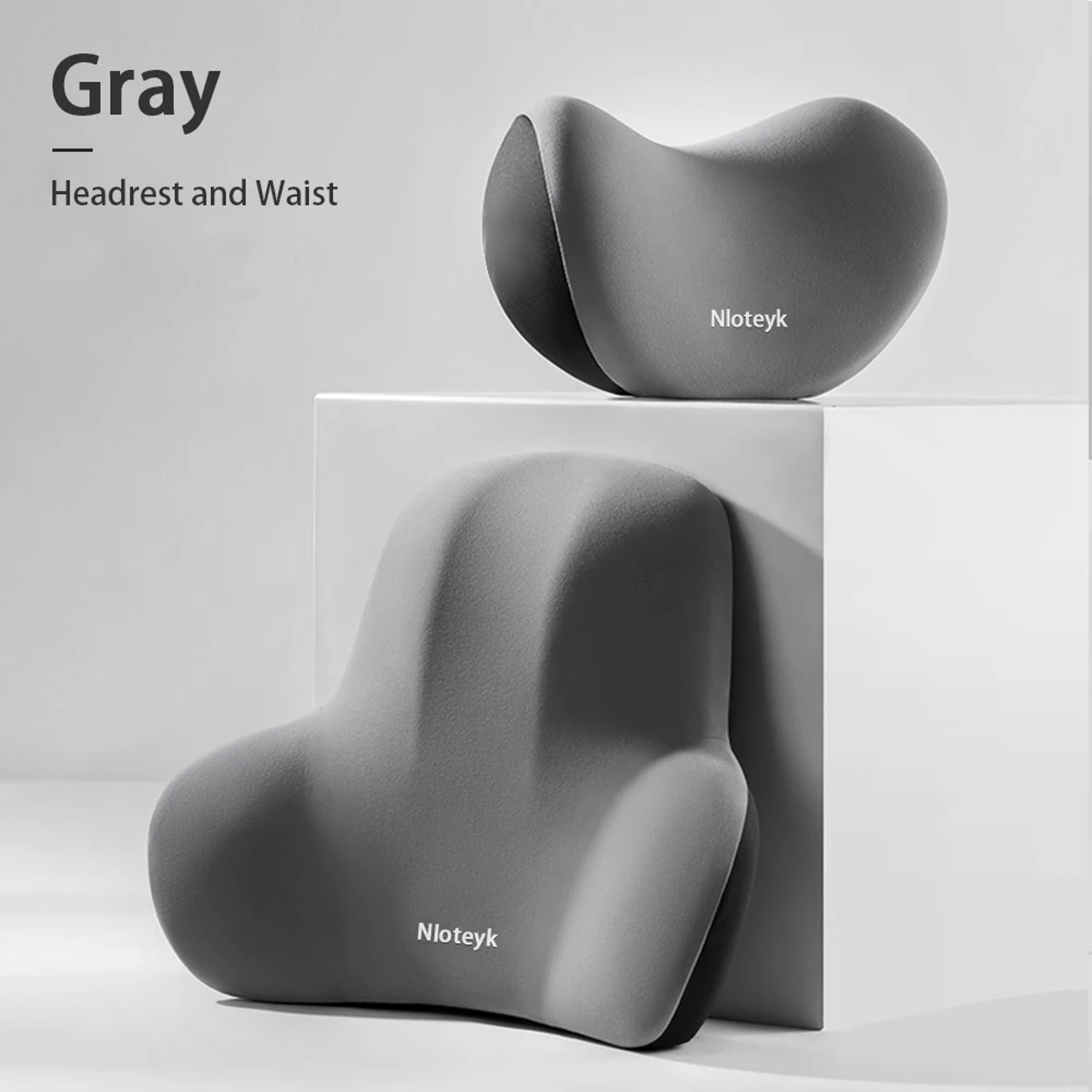 Memory Foam Car Seat Pillow, Protective Neck and Back Support, Breathable Headrest Cushion for Pain Relief – view 10